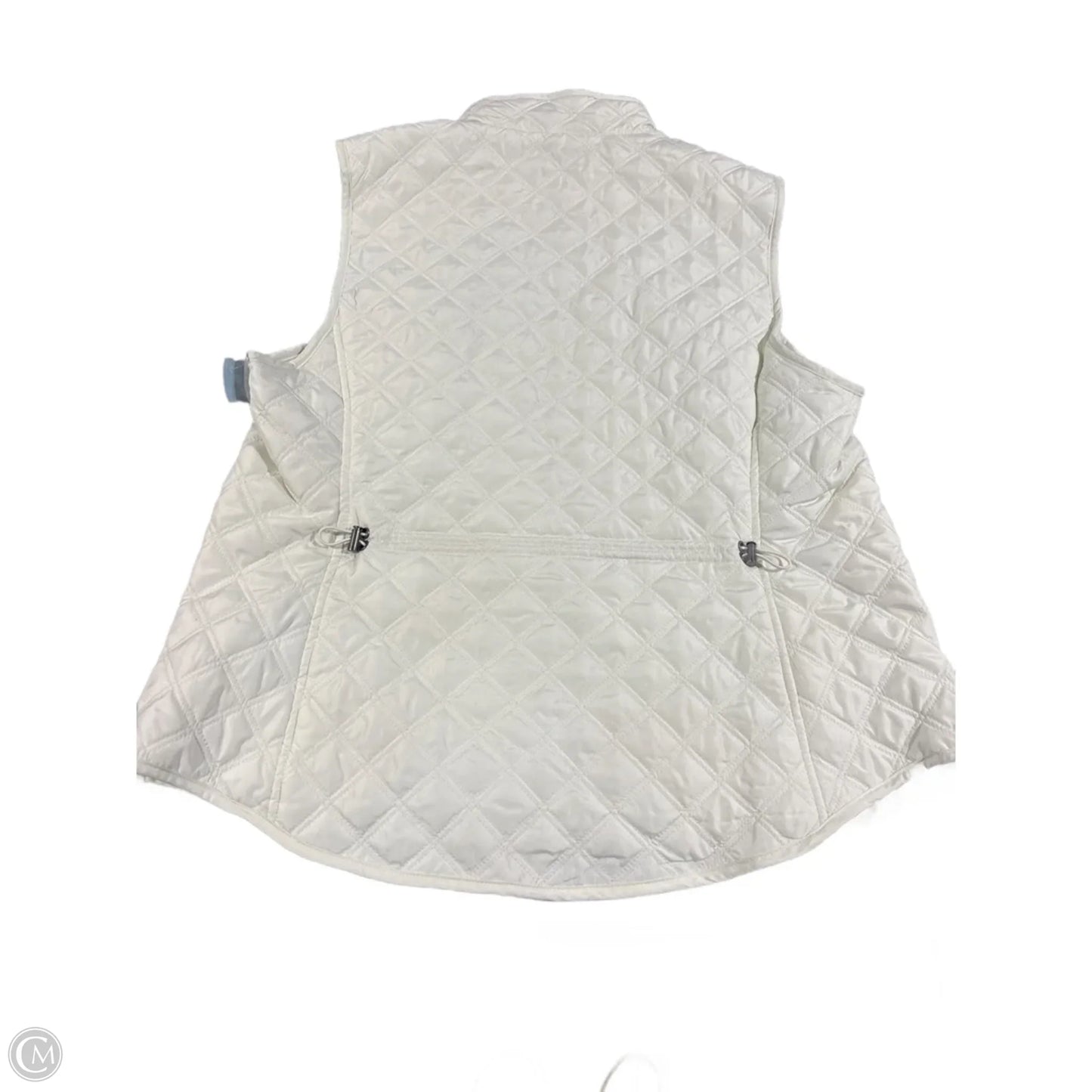 Vest Puffer & Quilted By Croft And Barrow In White, Size: Xl