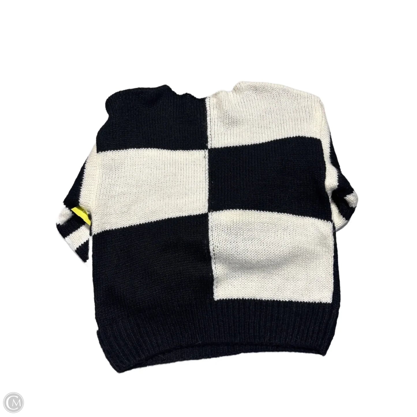 Sweater By Mustard Seed In Black & White, Size: S