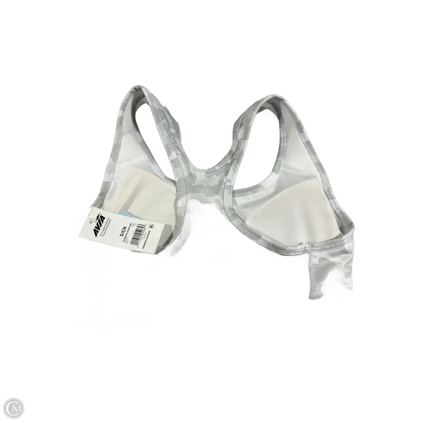 Athletic Bra By Avia In Grey, Size: S