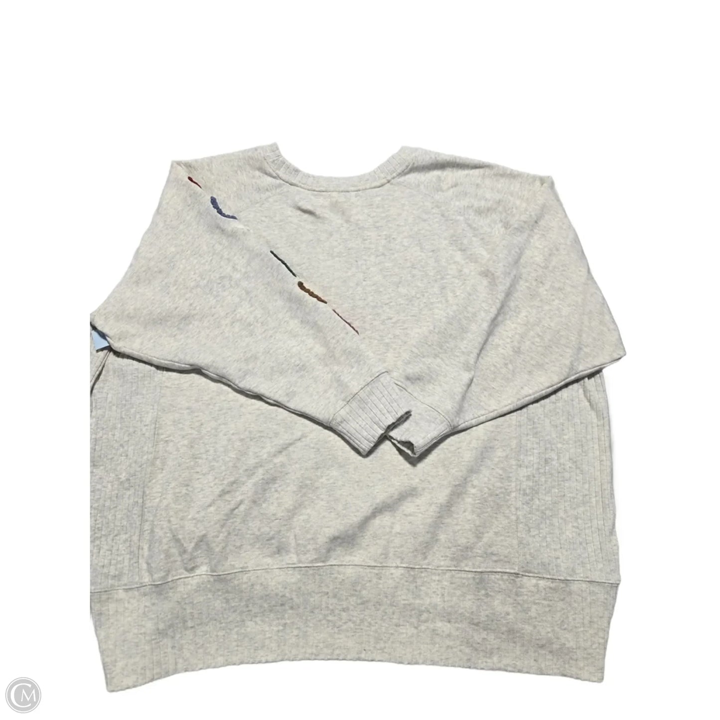 Sweatshirt Crewneck By Maurices In Grey, Size: 4x