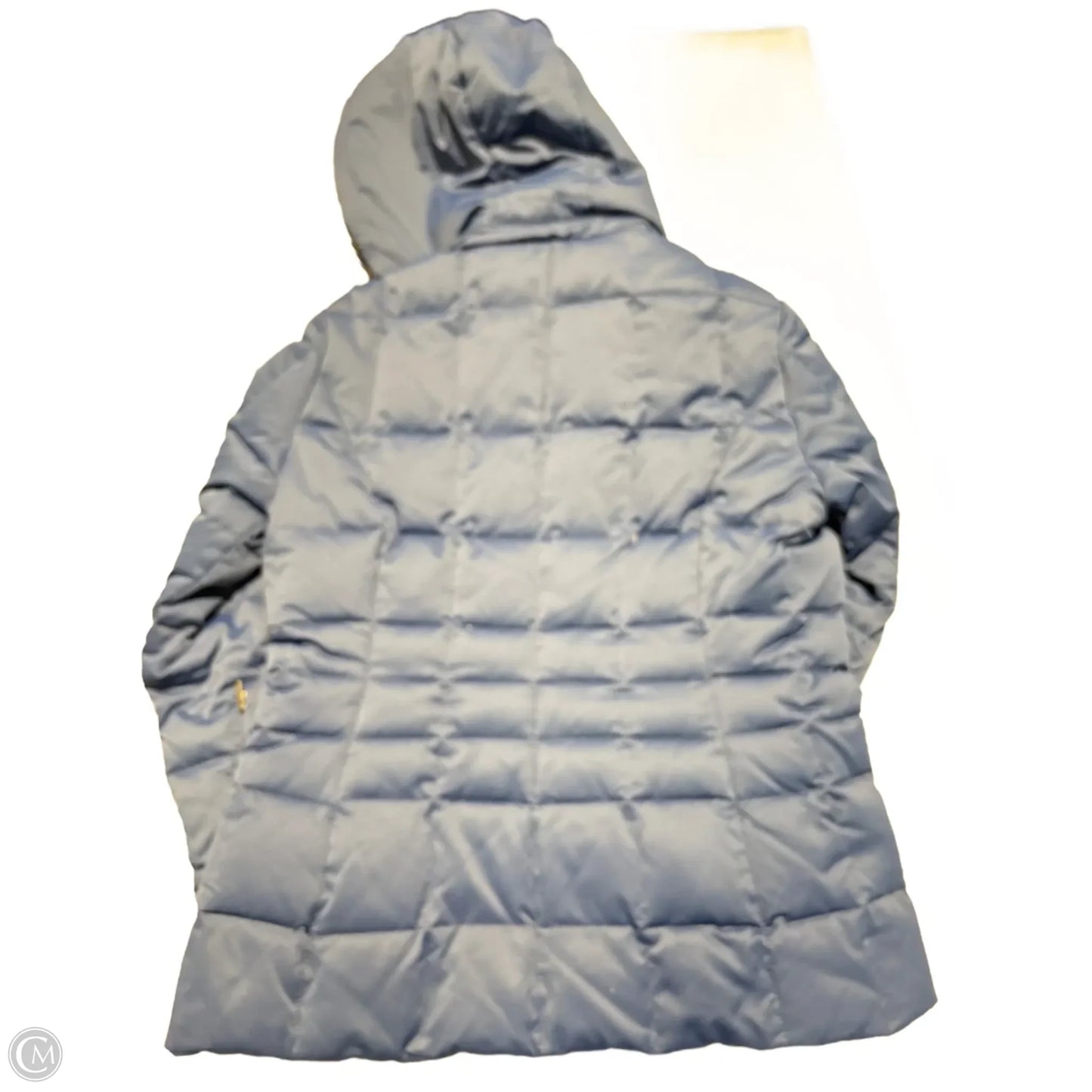 Coat Puffer & Quilted By Calvin Klein In Blue, Size: S