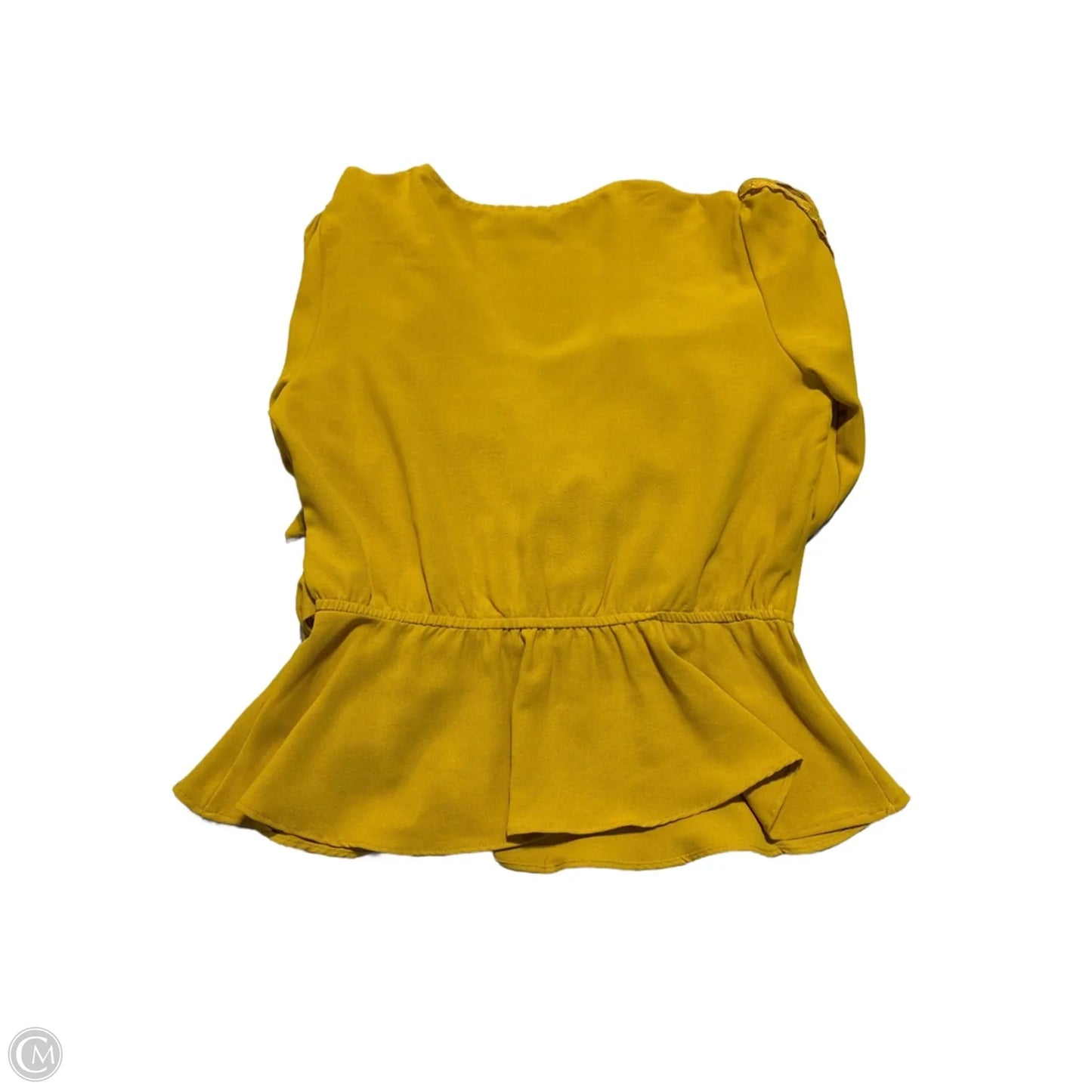 Top Long Sleeve By Milk & Honey In Yellow, Size: S