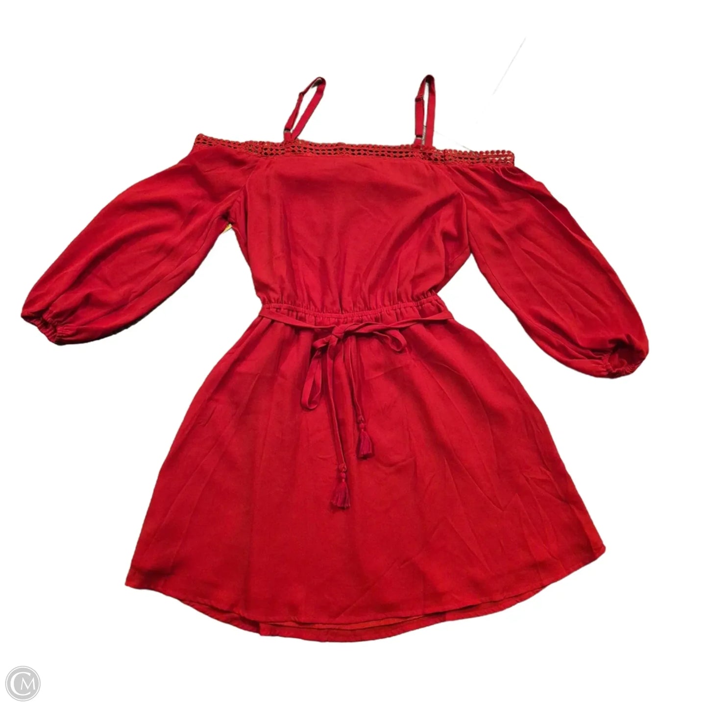 Dress Designer By Rebecca Minkoff In Red, Size: M