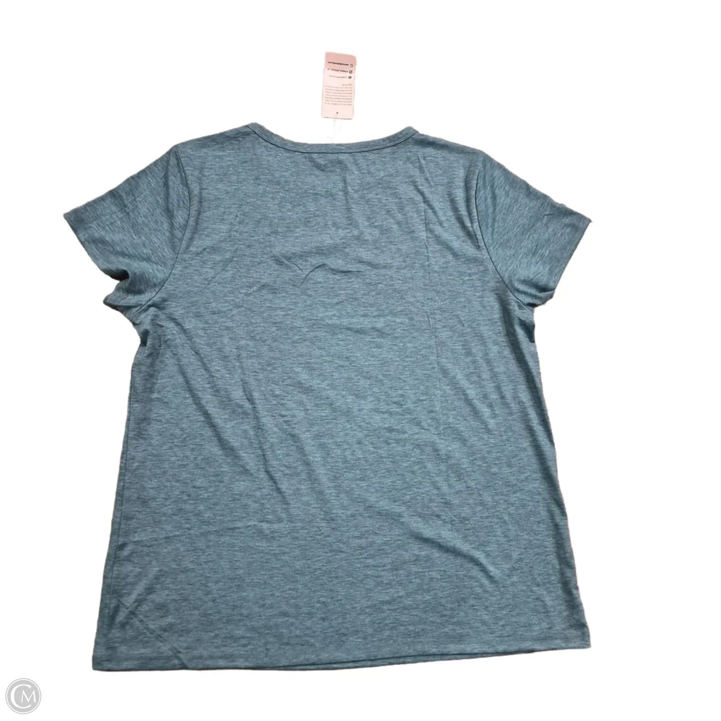 Top Short Sleeve By Cme In Teal, Size: Xxl