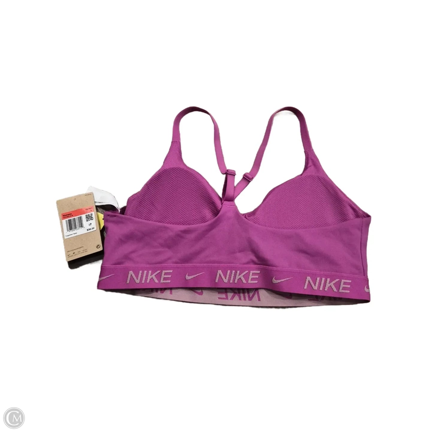 Athletic Bra By Nike In Purple, Size: L