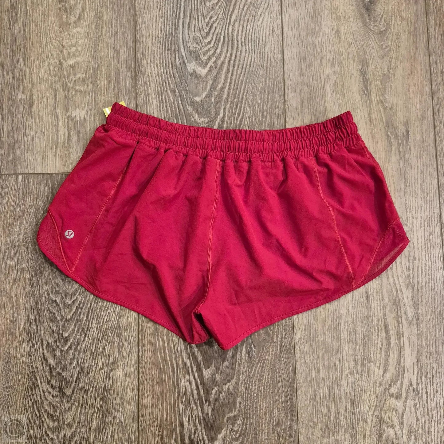 Athletic Shorts By Lululemon In Red, Size: 12