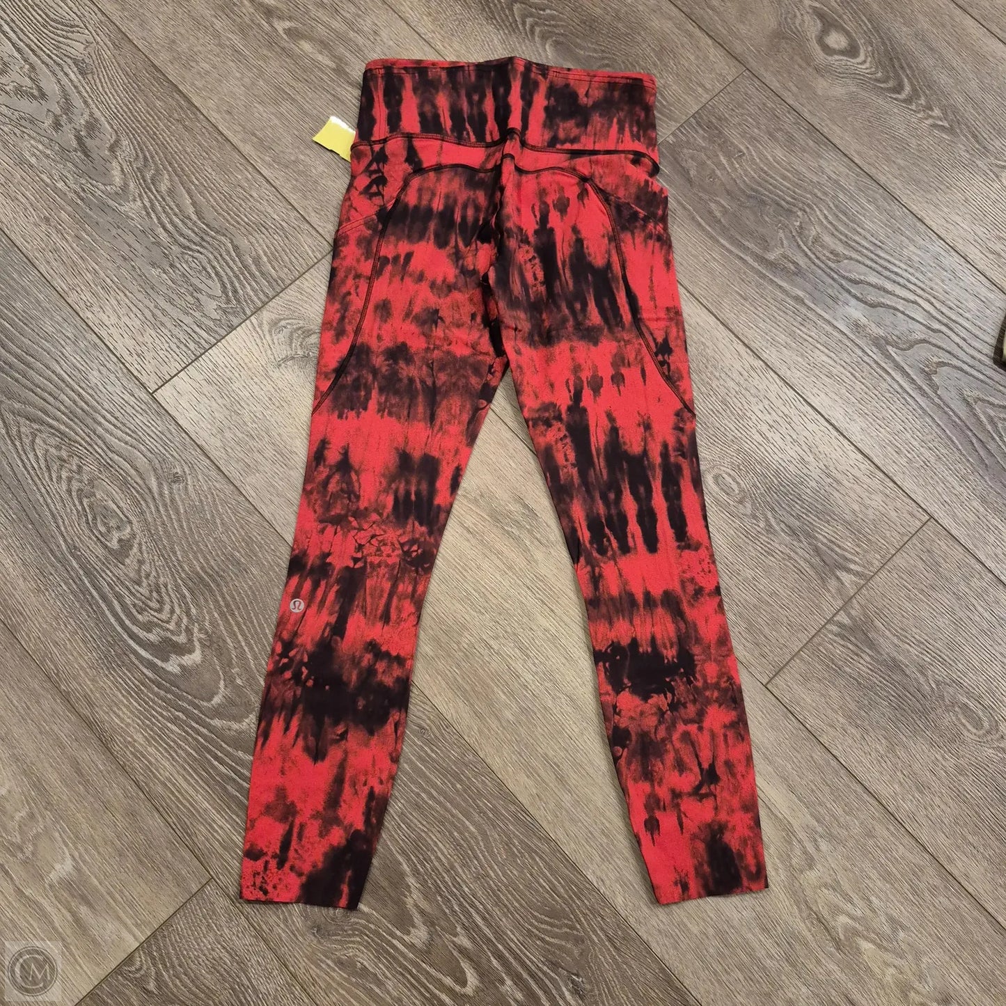 Athletic Leggings By Lululemon In Red, Size: 6