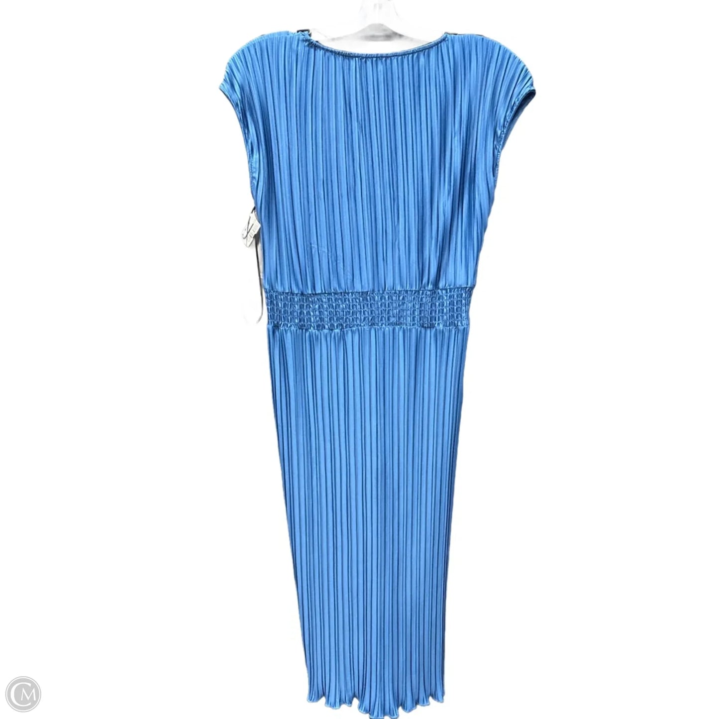 Dress Casual Midi By Dkny In Blue, Size: 1x