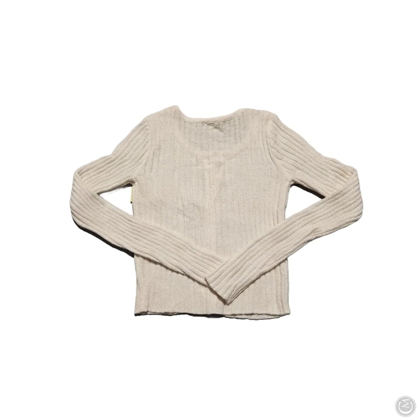 Top Long Sleeve By Garage In Cream, Size: Xxs