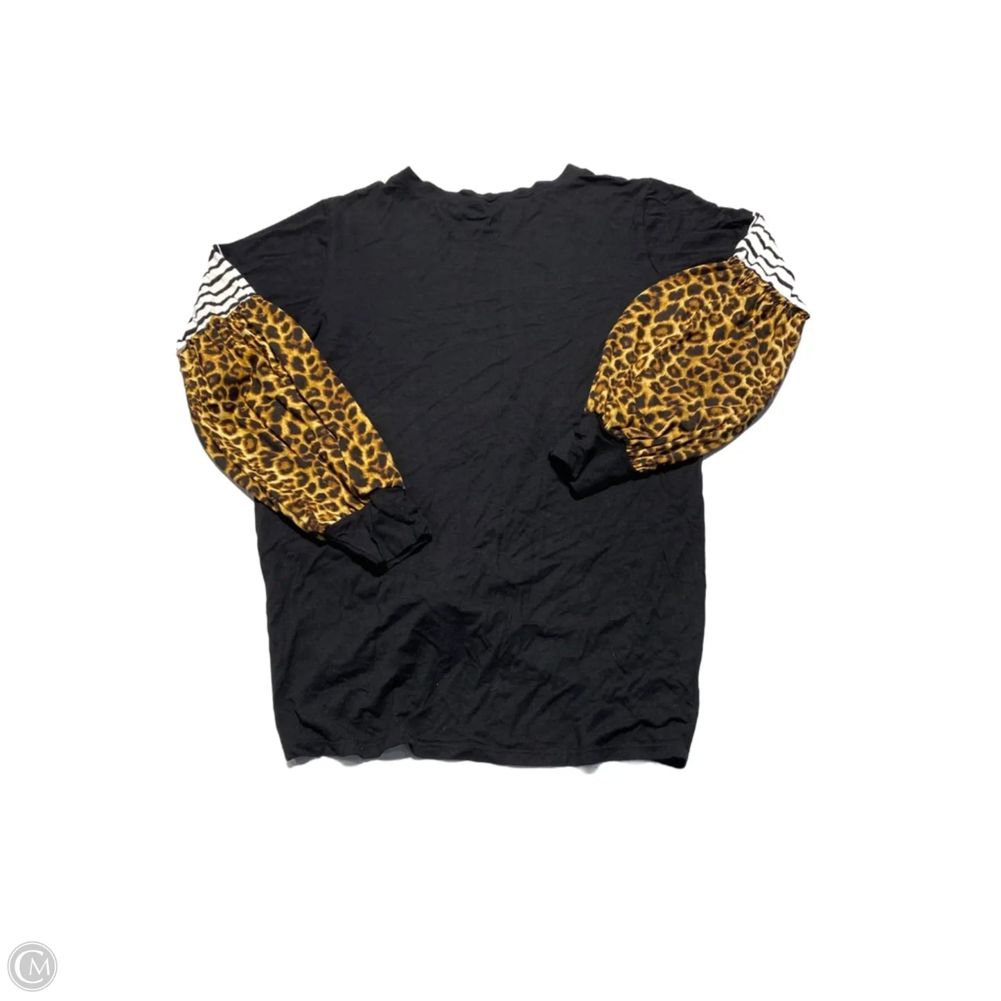Top Long Sleeve By Cmc In Black, Size: S
