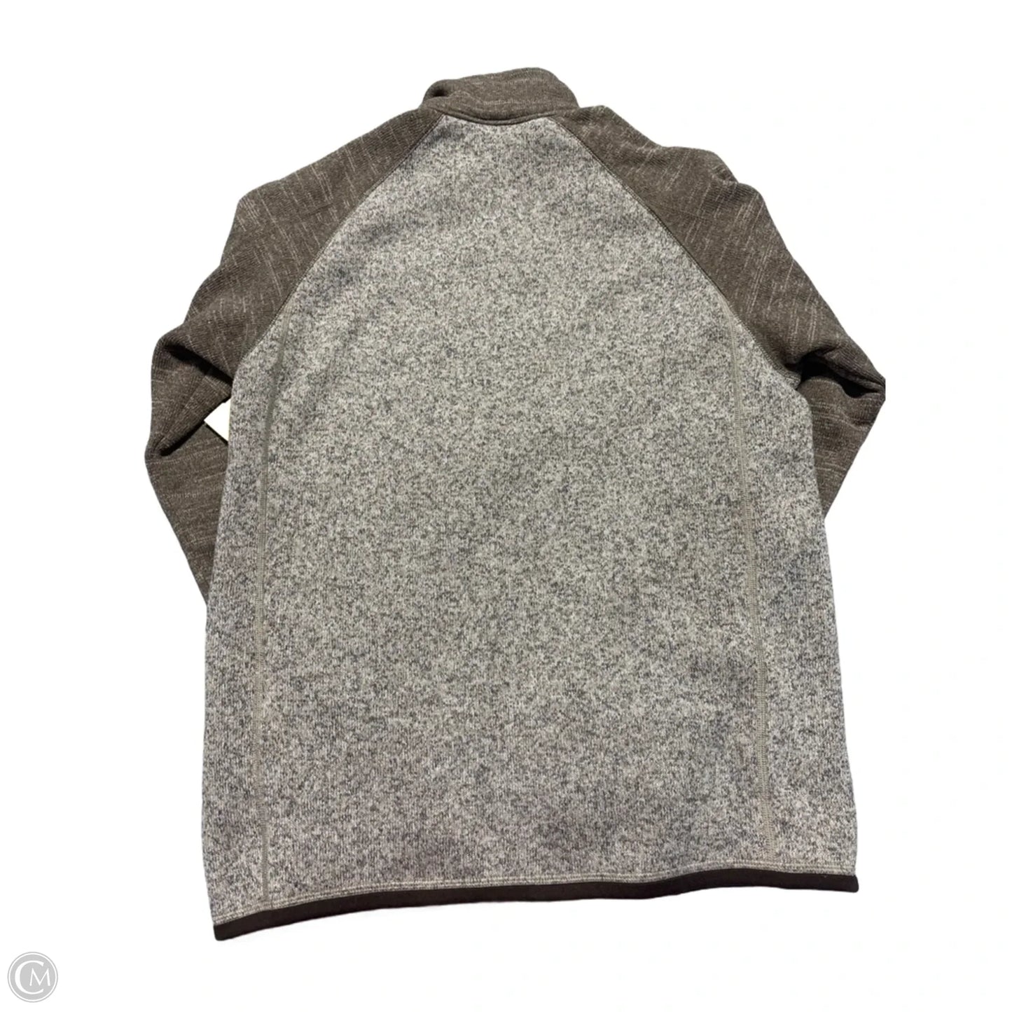 Top Long Sleeve By Patagonia In Brown, Size: S