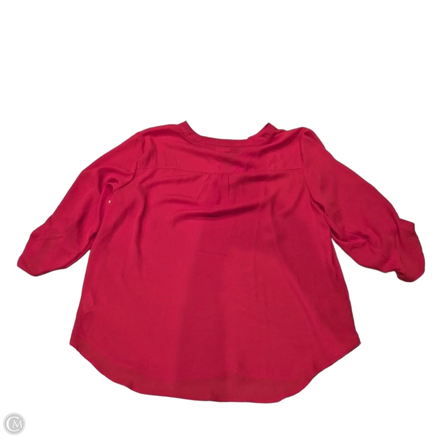 Blouse Long Sleeve By Maurices In Red, Size: Xxl