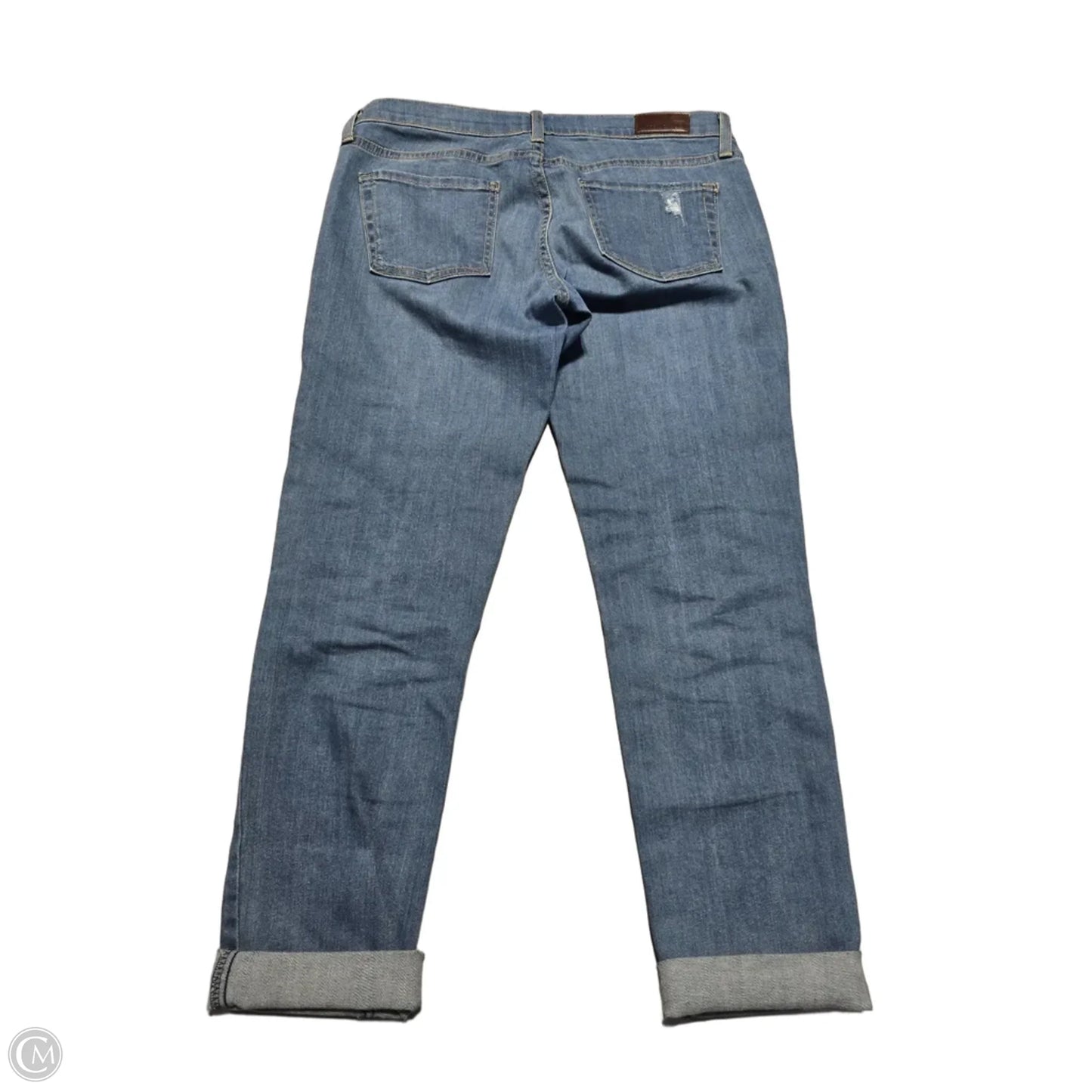 Jeans Cropped By Just Black In Blue Denim, Size: 2