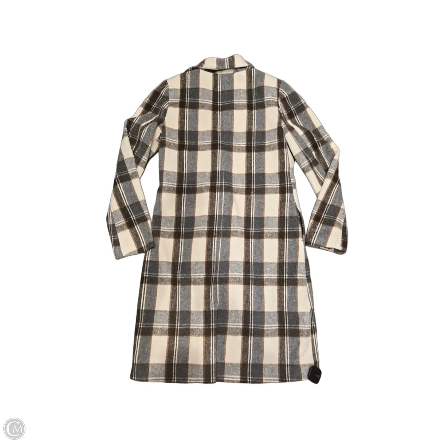 Jacket Other By Blu Pepper In Plaid Pattern, Size: S