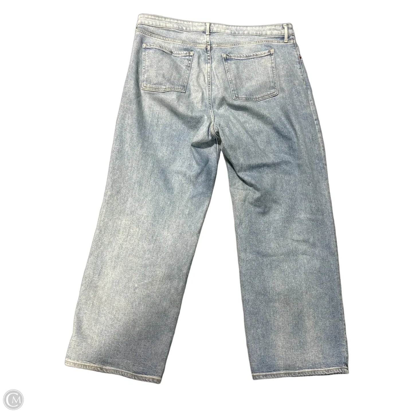 Jeans Wide Leg By Old Navy In Blue Denim, Size: 16