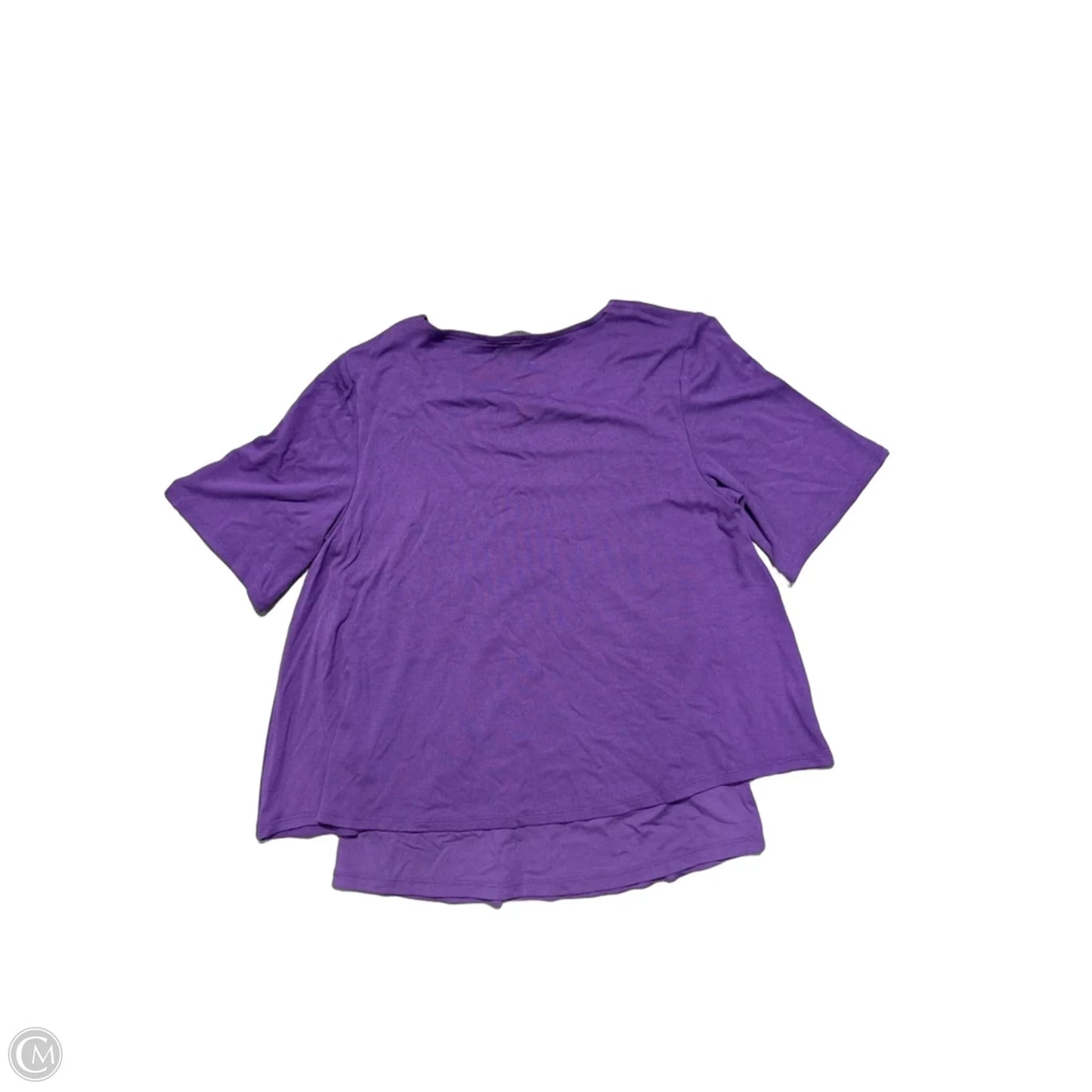 Top Short Sleeve By Kettlewell In Purple, Size: M