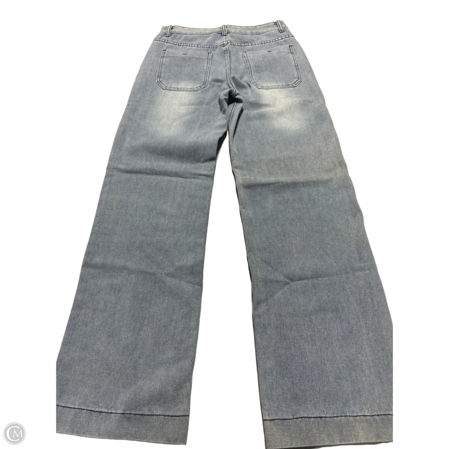 Jeans Wide Leg By Cmc In Blue Denim, Size: 8
