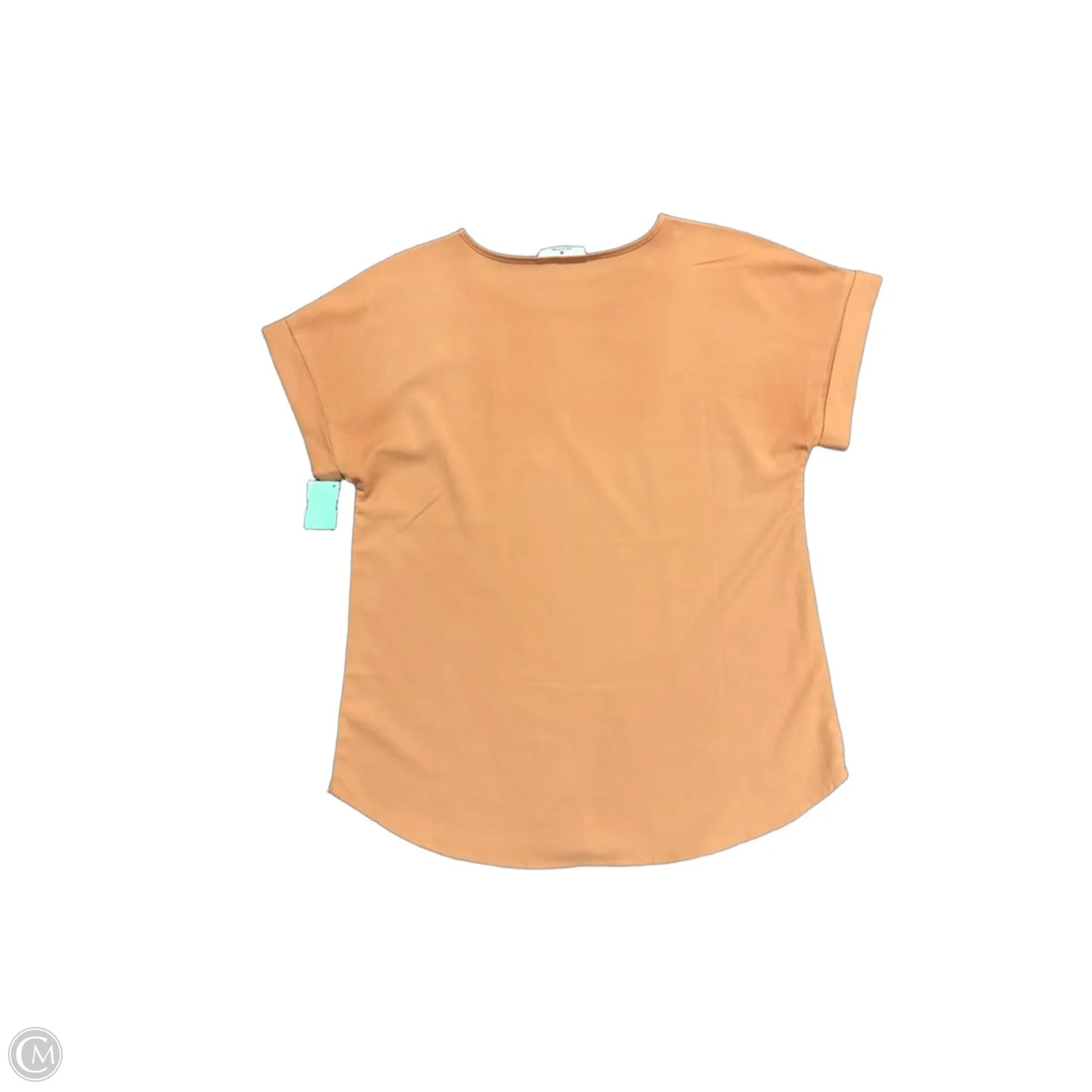 Top Short Sleeve By Zenana In Tan, Size: M