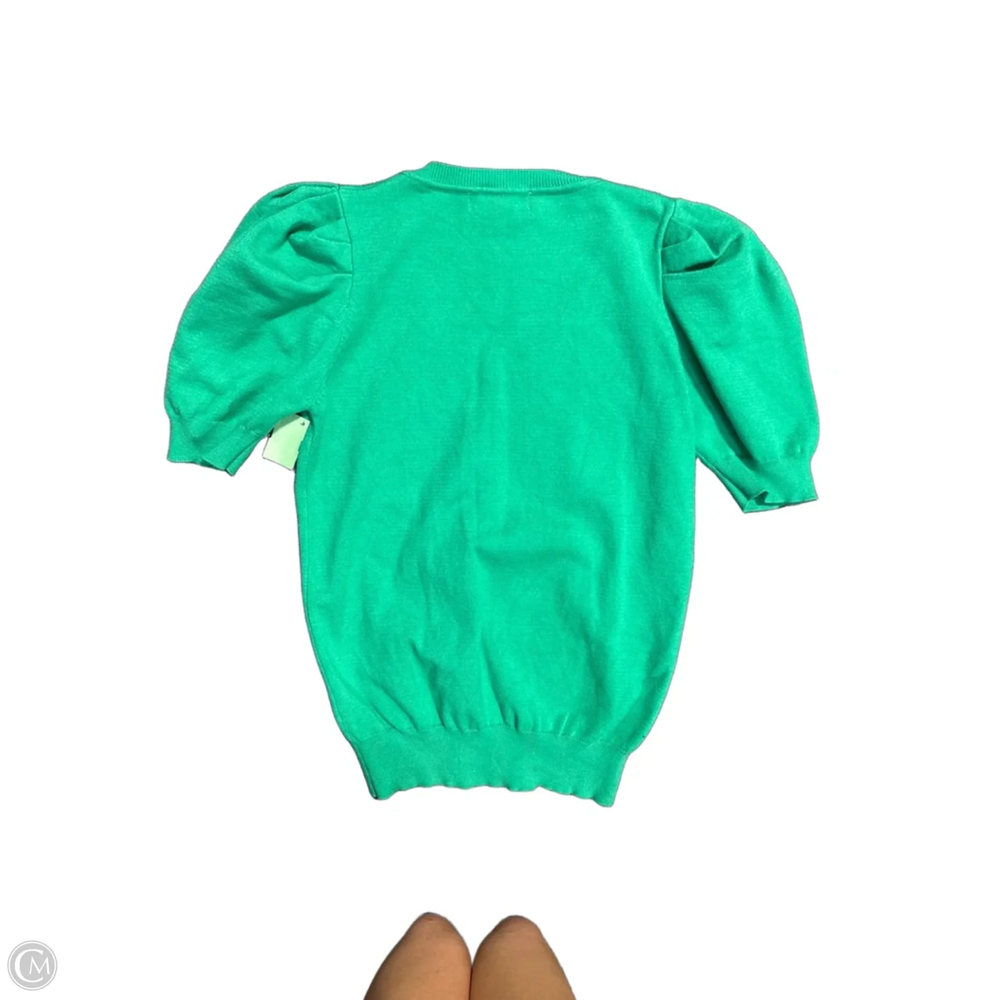 Top Short Sleeve By Vine & Love In Green, Size: M
