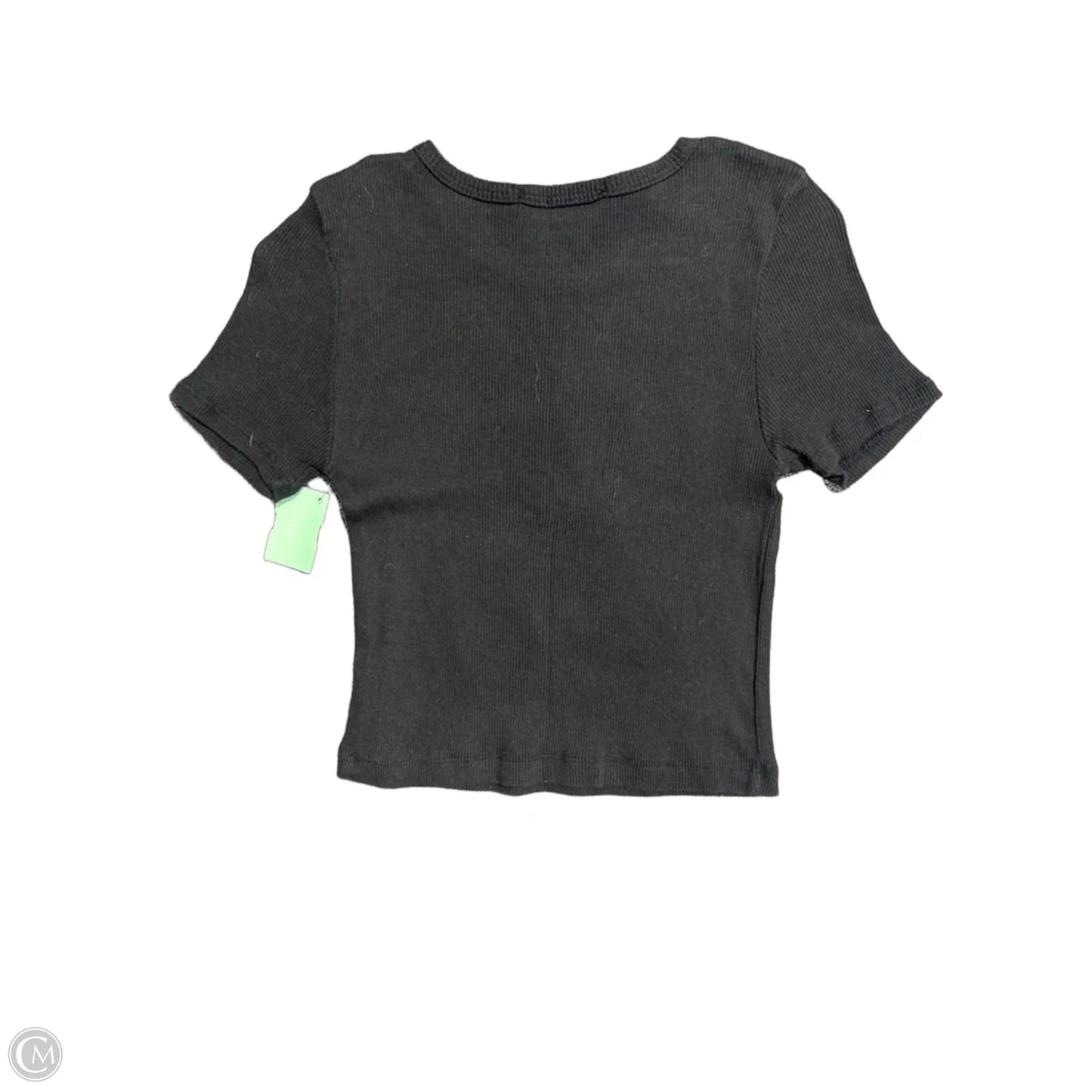 Top Short Sleeve By Cmc In Black, Size: M