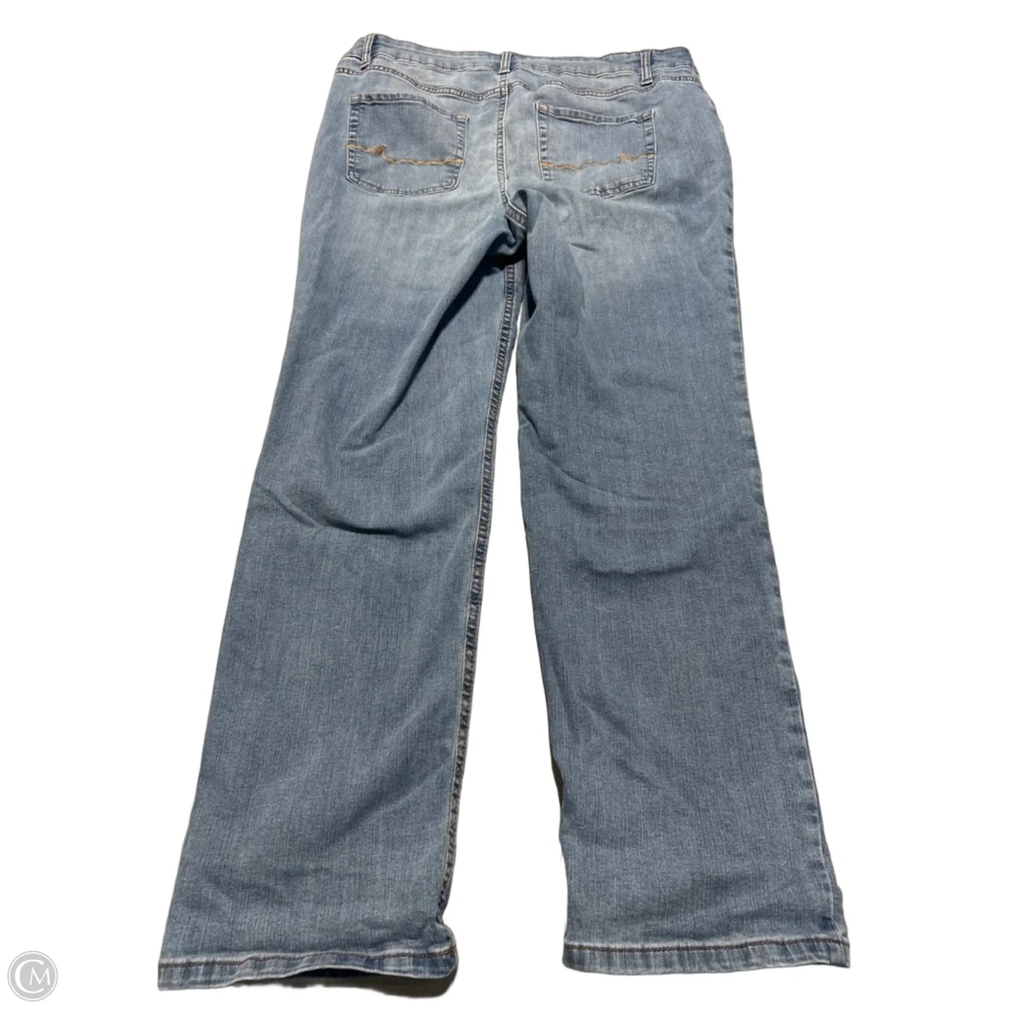 Jeans Straight By Maurices In Blue Denim, Size: 14