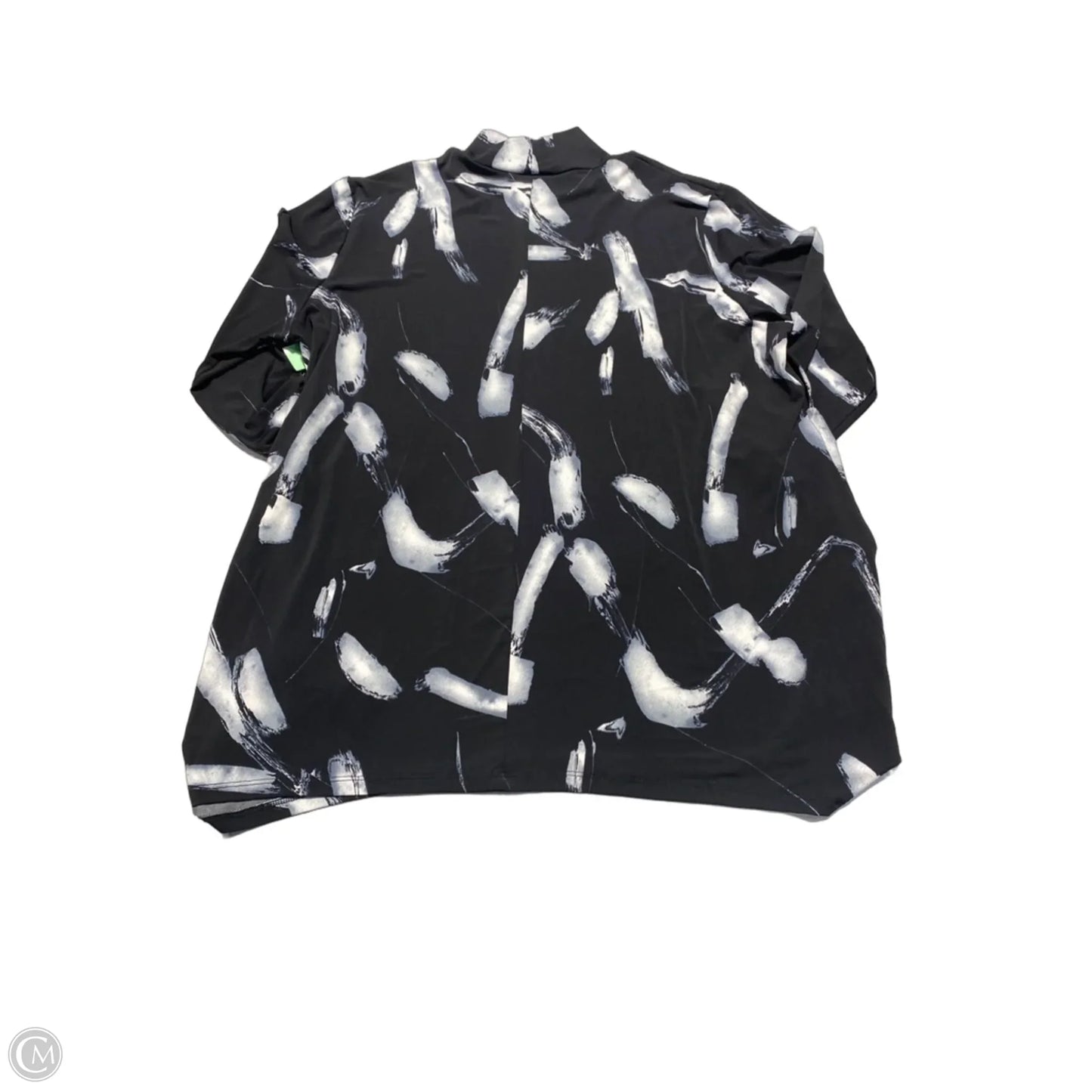Top 3/4 Sleeve By Clara Sun Woo In Black, Size: 3x