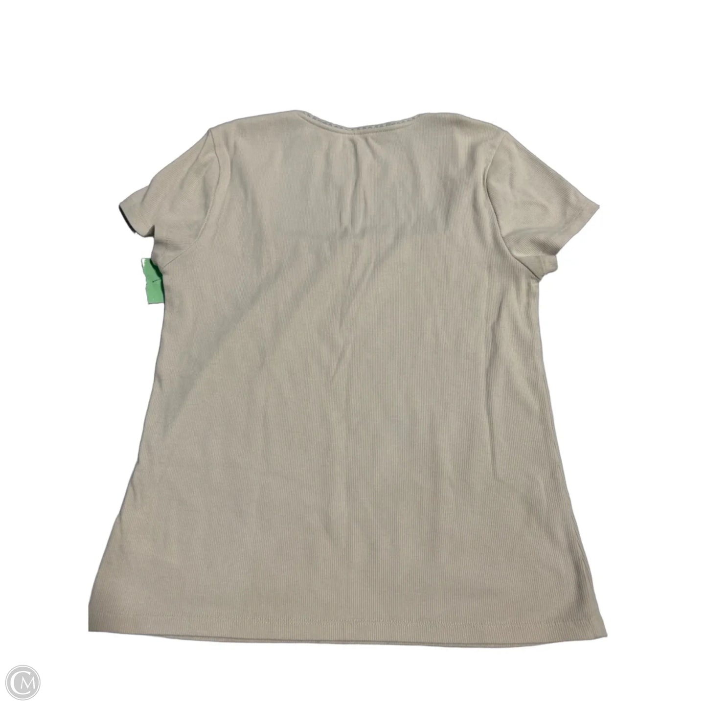 Top Short Sleeve By Old Navy In Tan, Size: L