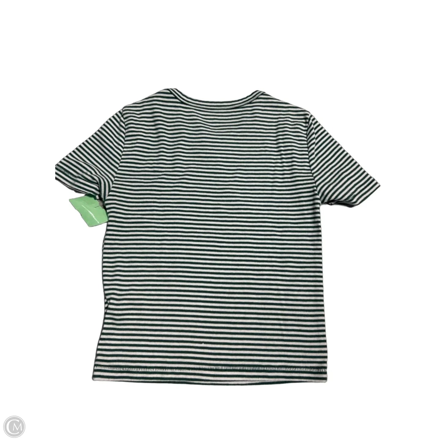 Top Short Sleeve By American Eagle In Striped Pattern, Size: Xs