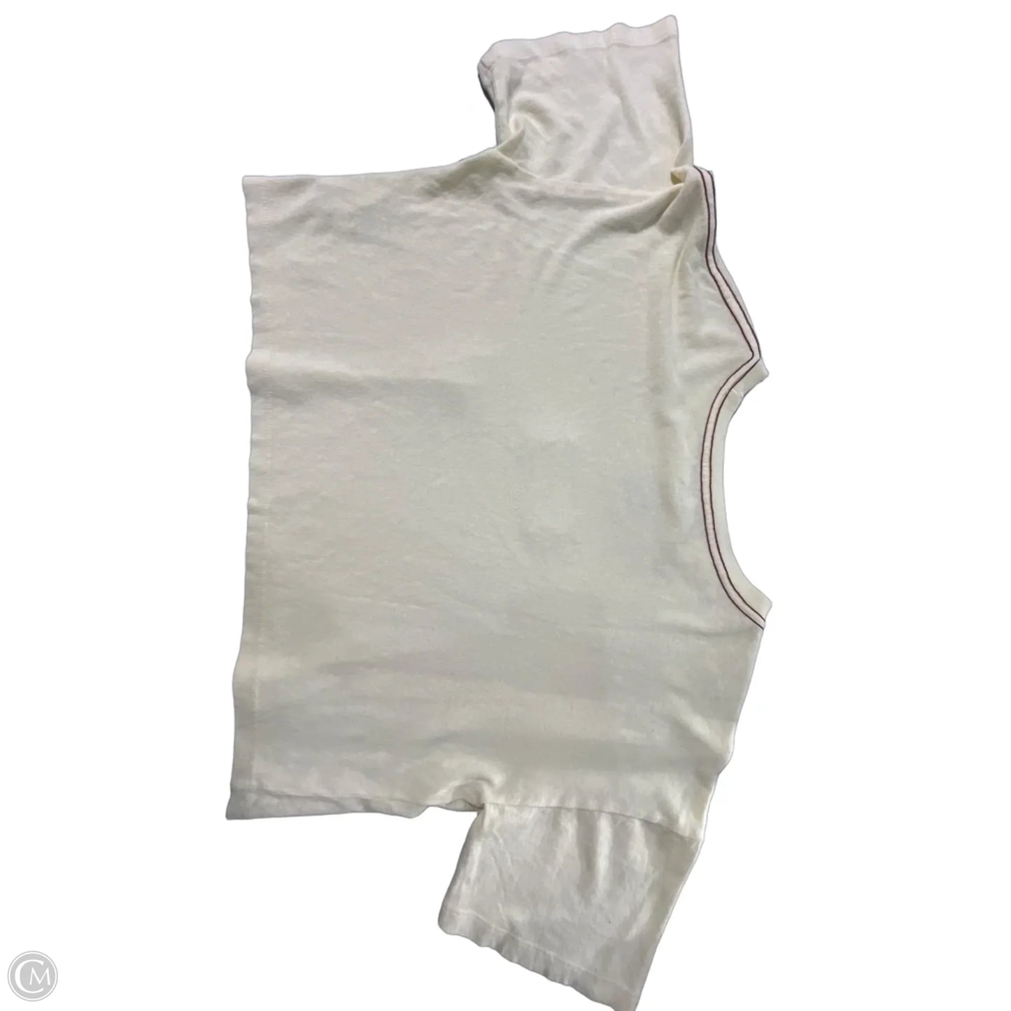 Top Short Sleeve By Cmc In Yellow, Size: S