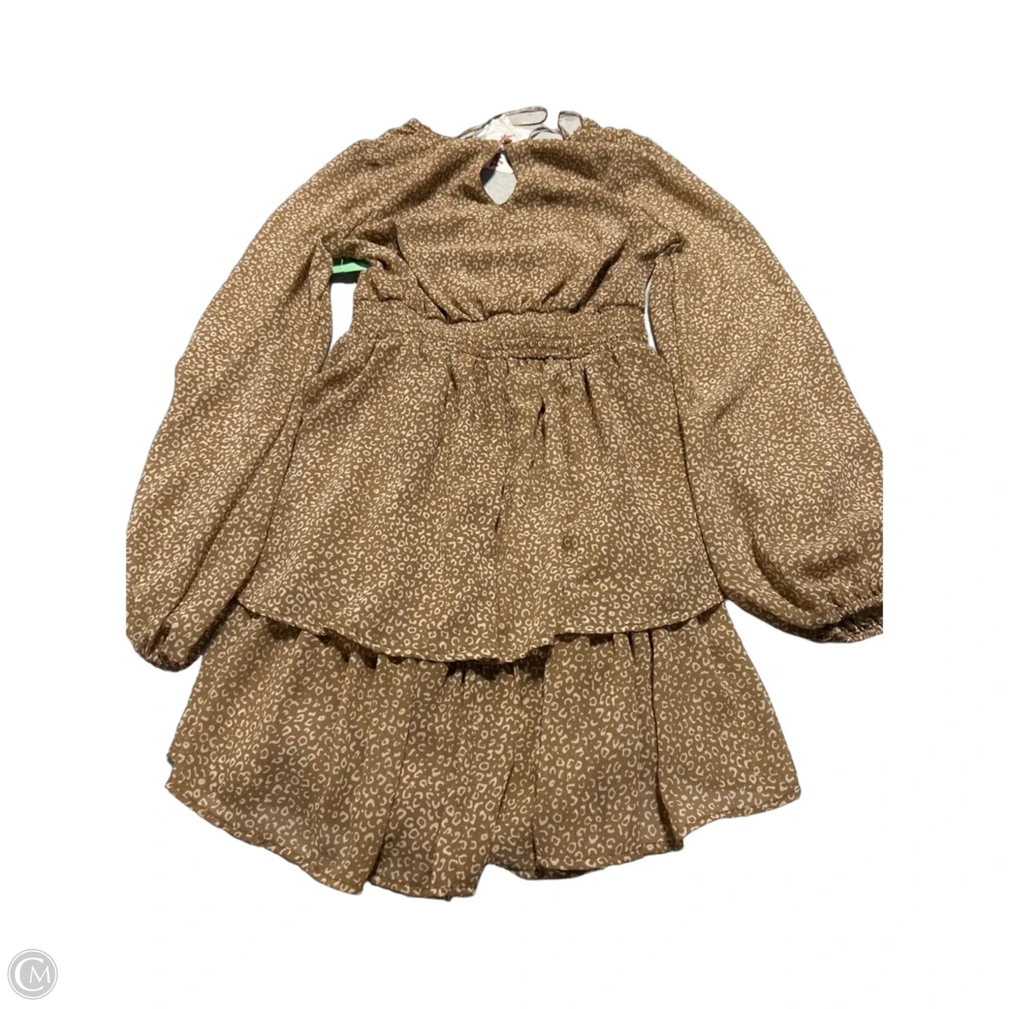Dress Casual Short By Japna In Brown, Size: Xs