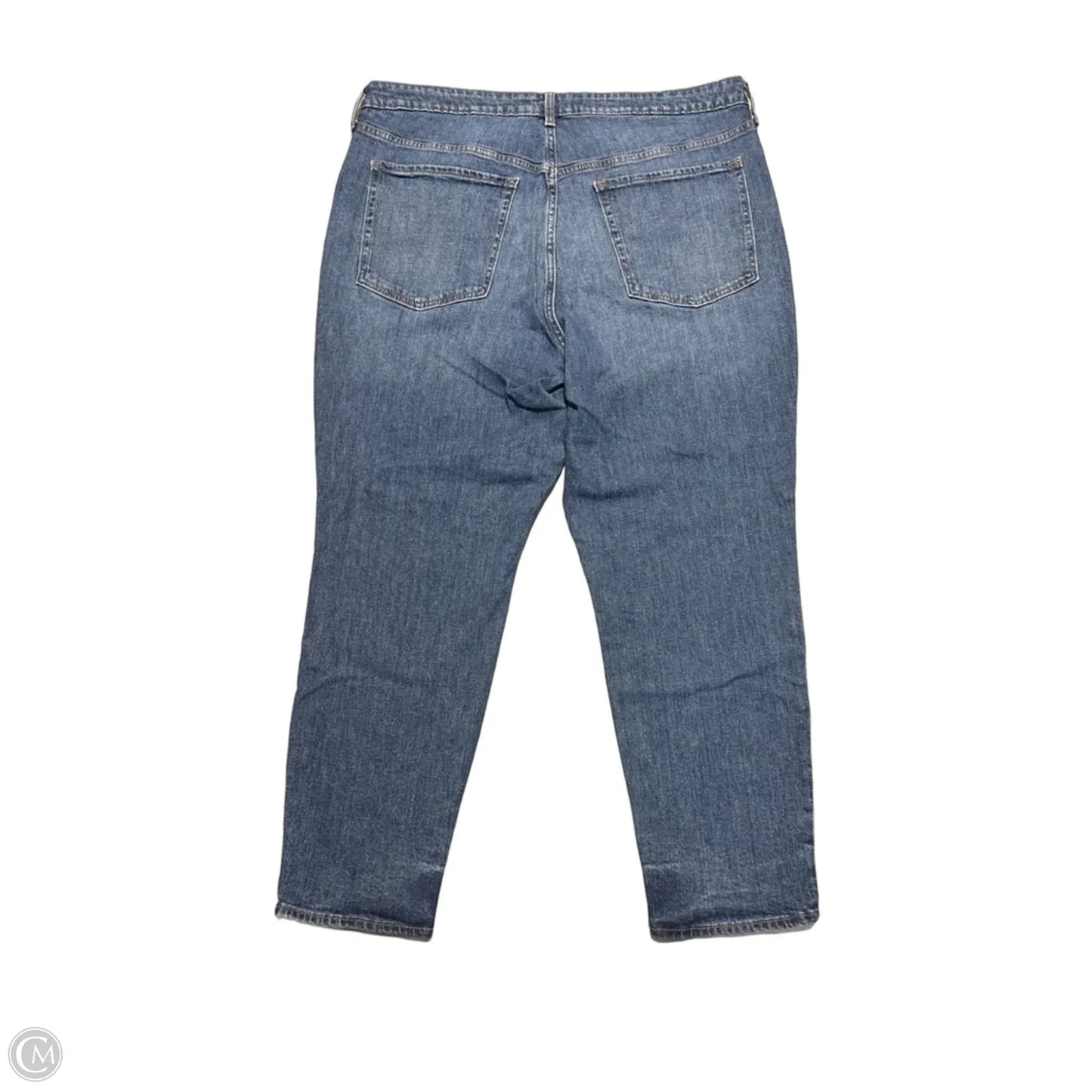 Jeans Straight By Old Navy In Blue Denim, Size: 18