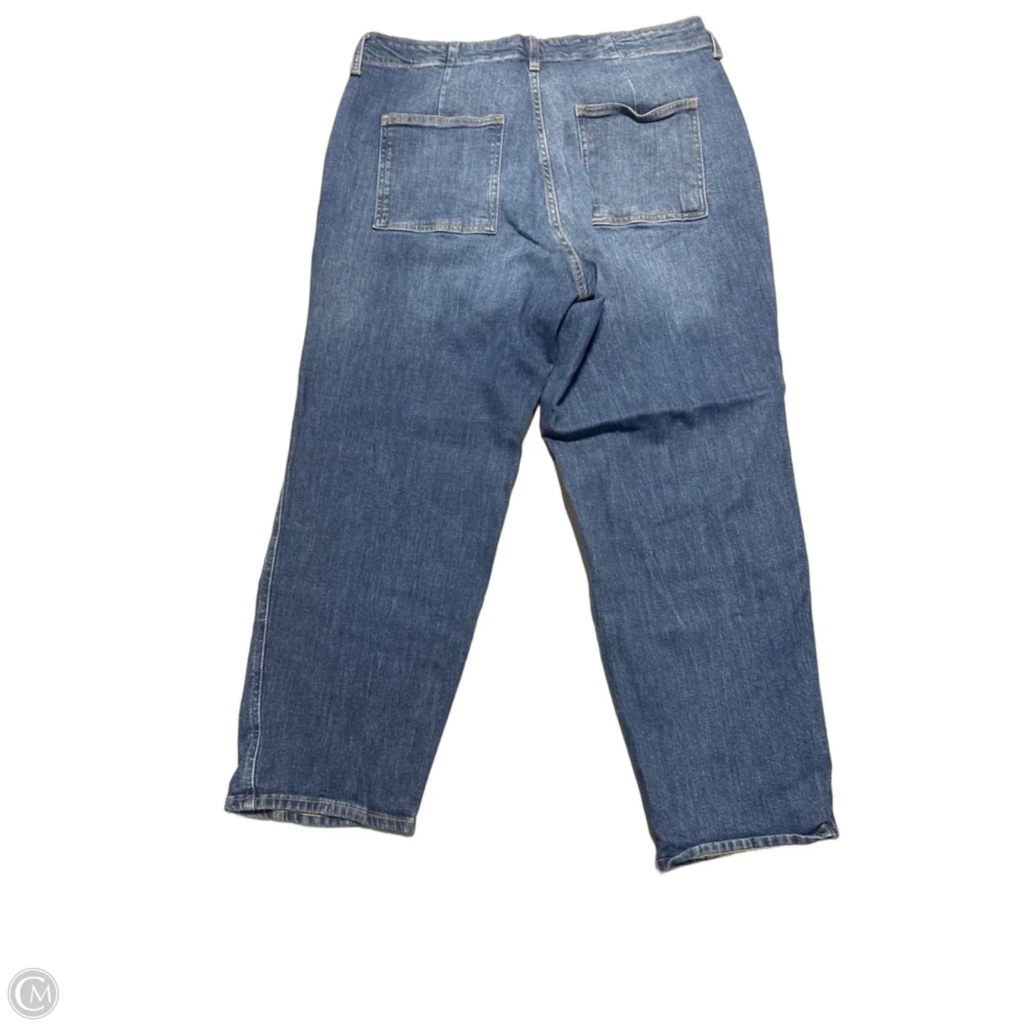 Jeans Straight By Old Navy In Blue Denim, Size: 18
