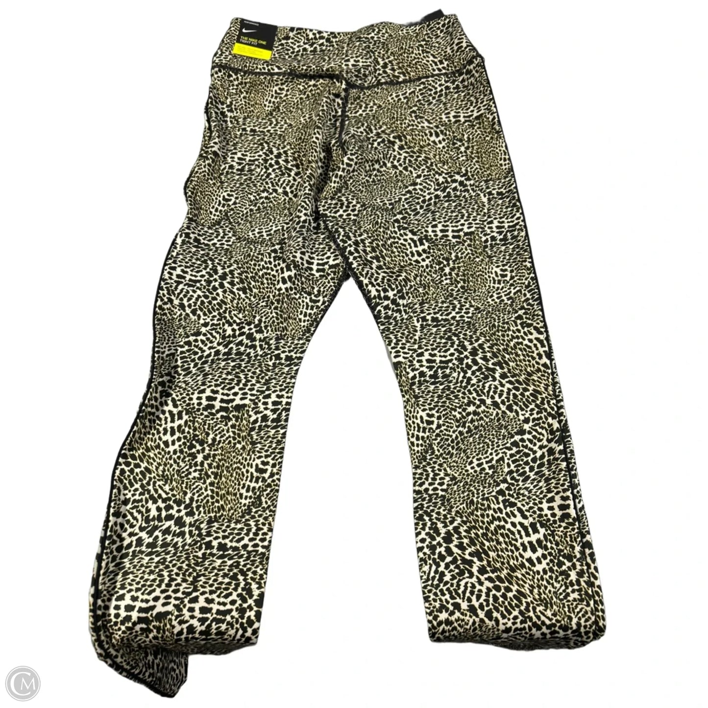 Athletic Leggings By Nike In Animal Print, Size: M