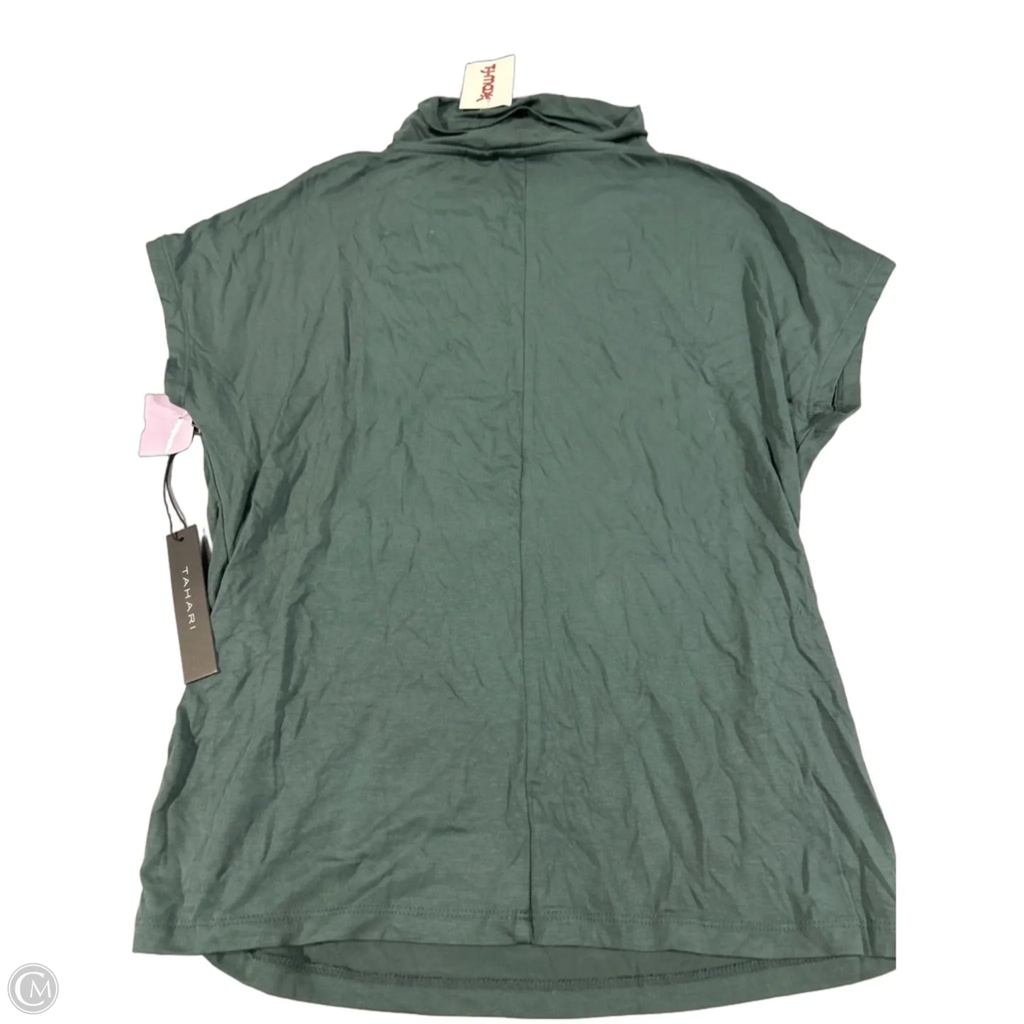 Top Short Sleeve By Tahari In Green, Size: S