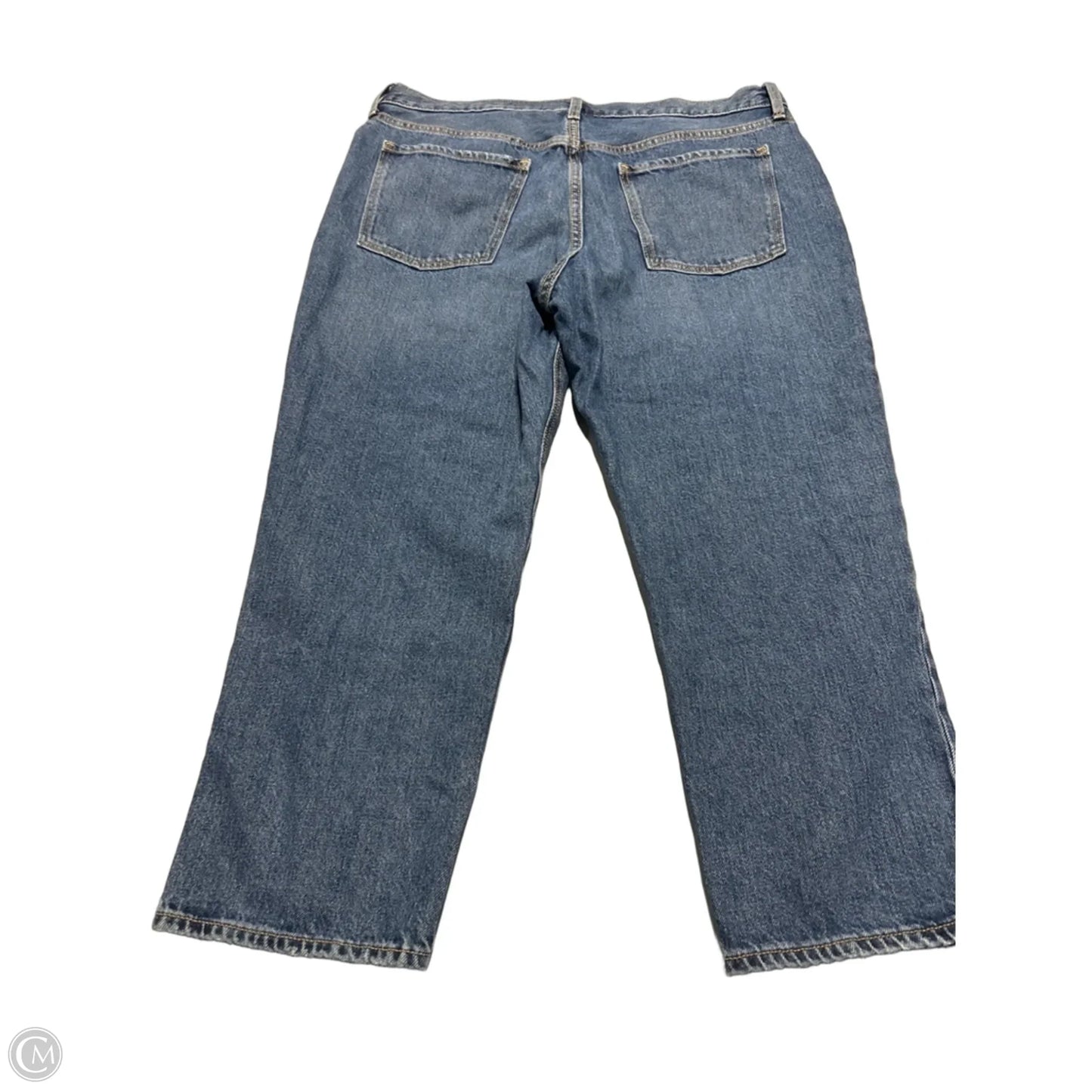Jeans Straight By Old Navy In Blue Denim, Size: 14