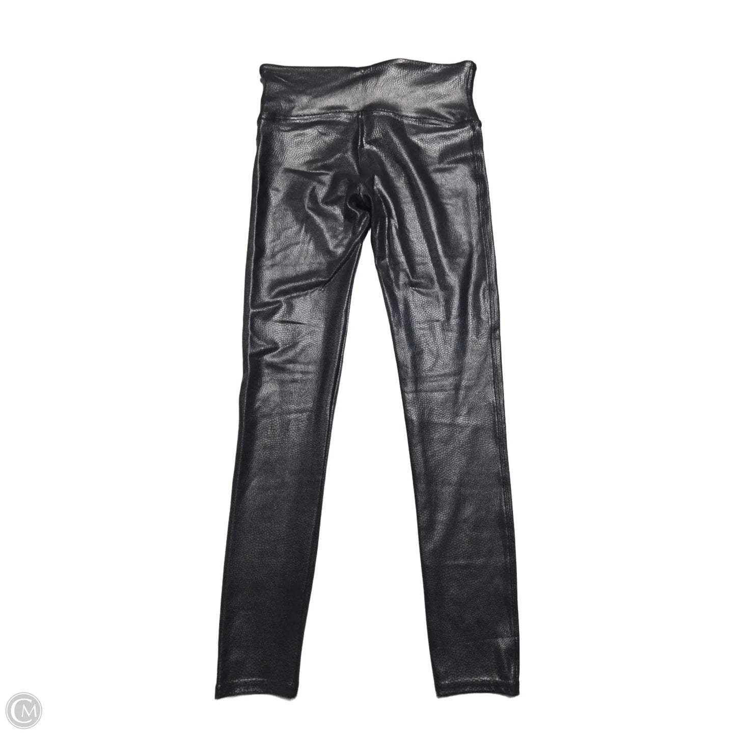 Athletic Leggings By Spanx In Silver, Size: M