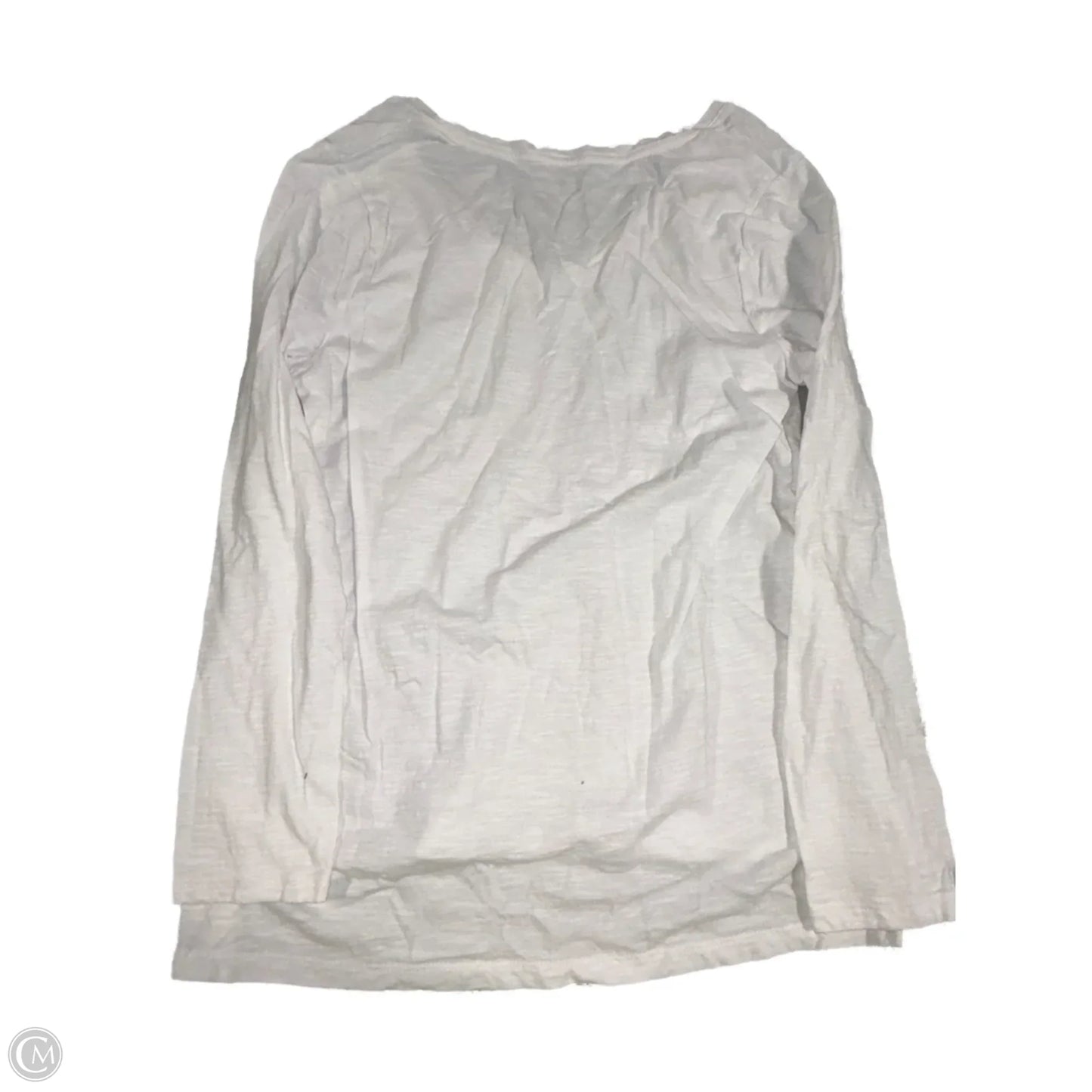 Top Long Sleeve By A New Day In White, Size: M