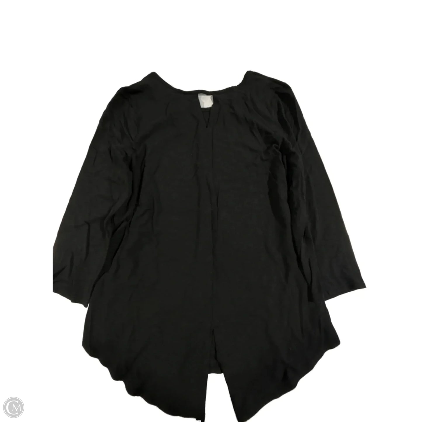 Top Long Sleeve By Max Studio In Black, Size: L