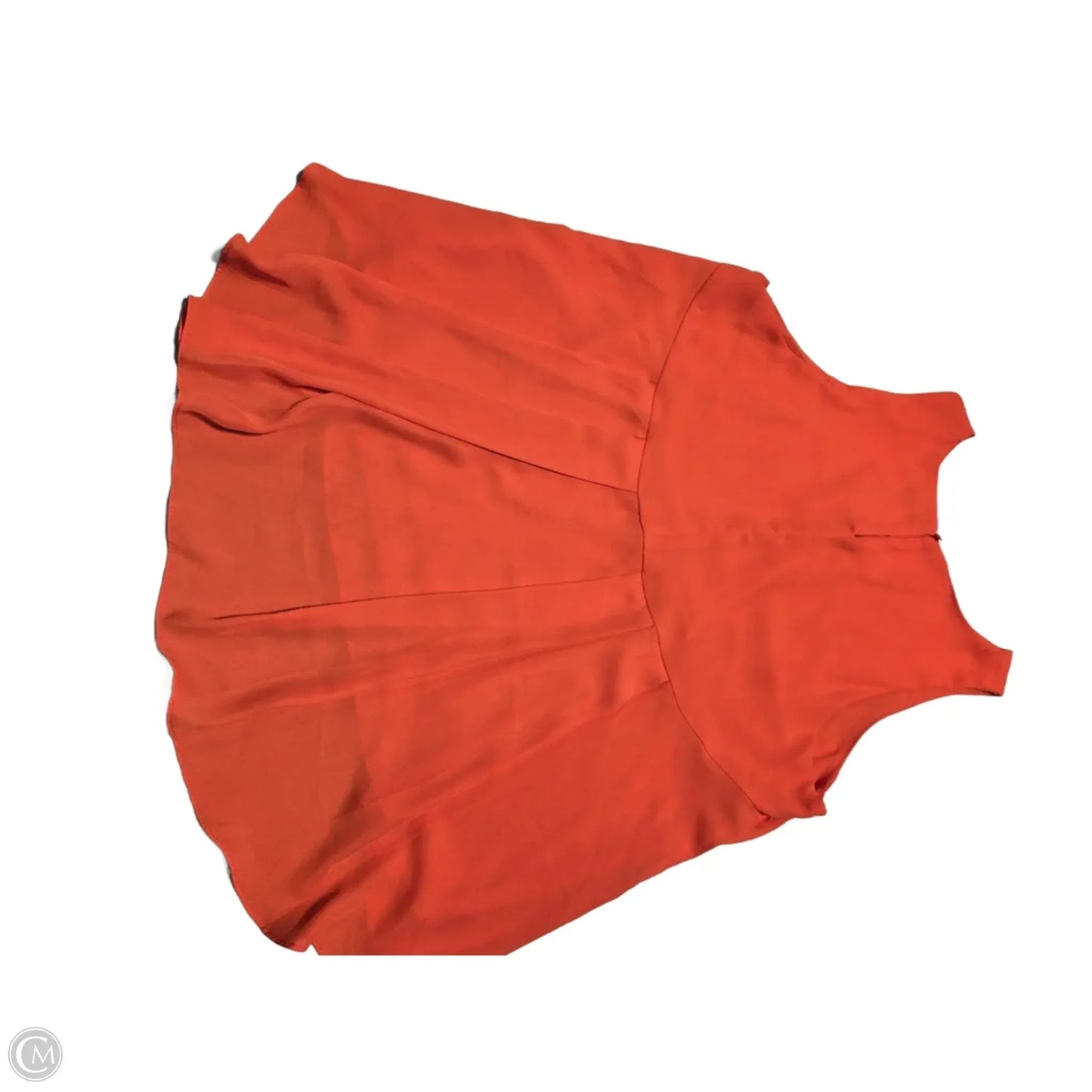 Top Sleeveless By Relativity In Orange, Size: Xl