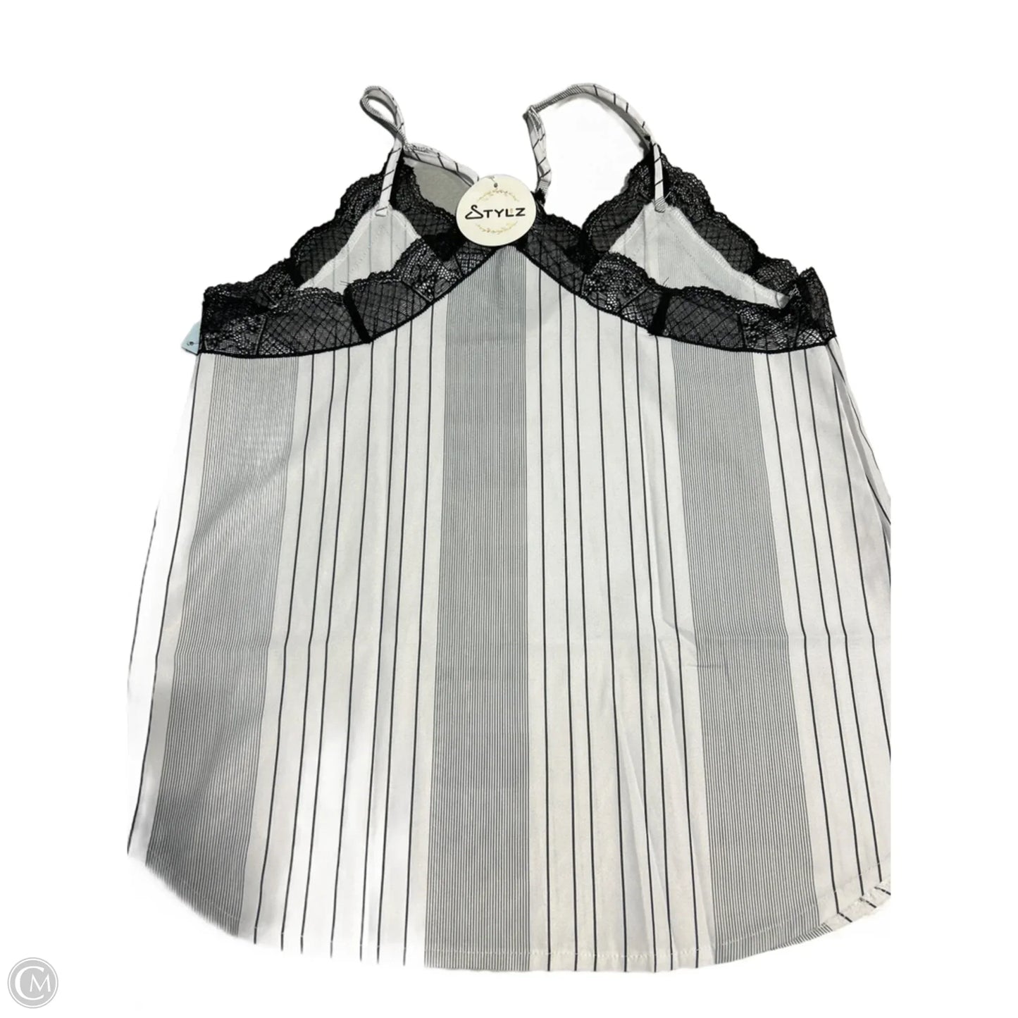 Top Short Sleeve By Hailey & Co In Cream, Size: S