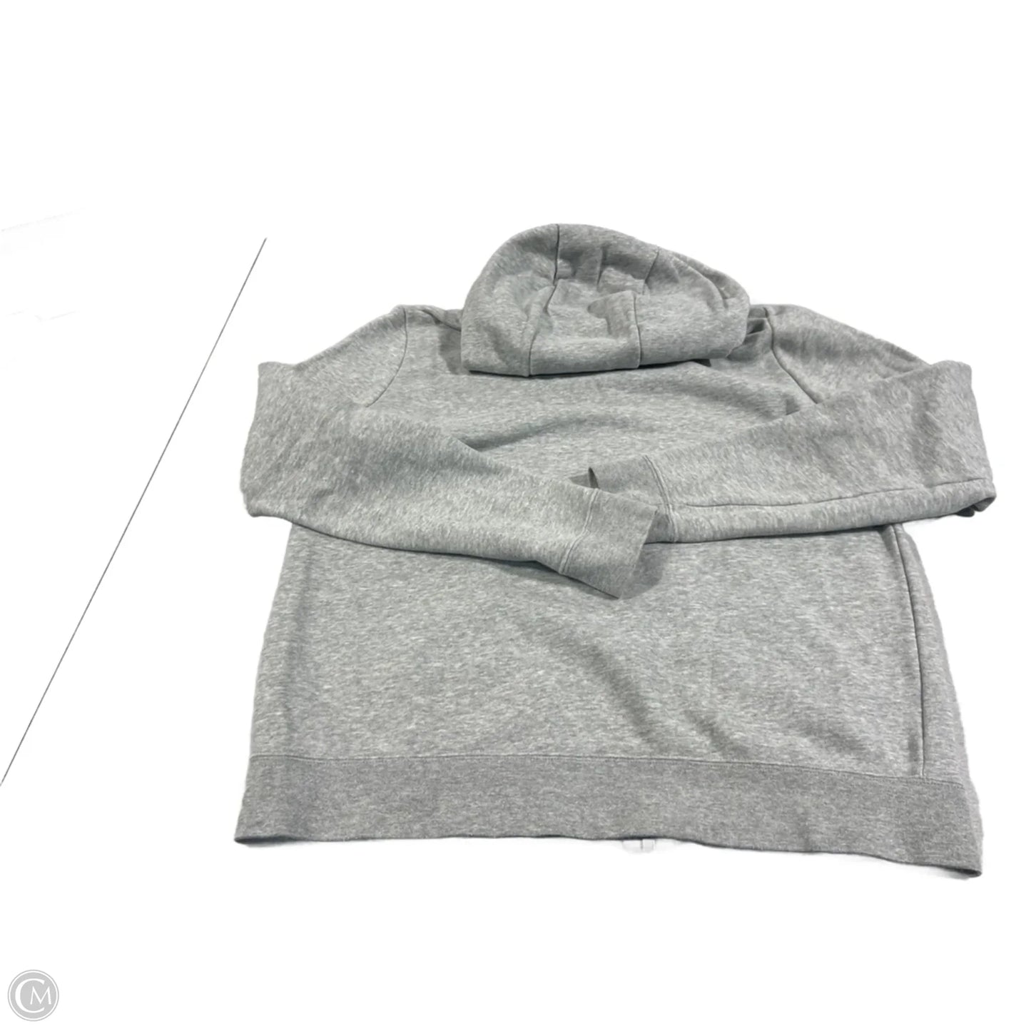 Sweatshirt Hoodie By Nike Apparel In Grey, Size: S