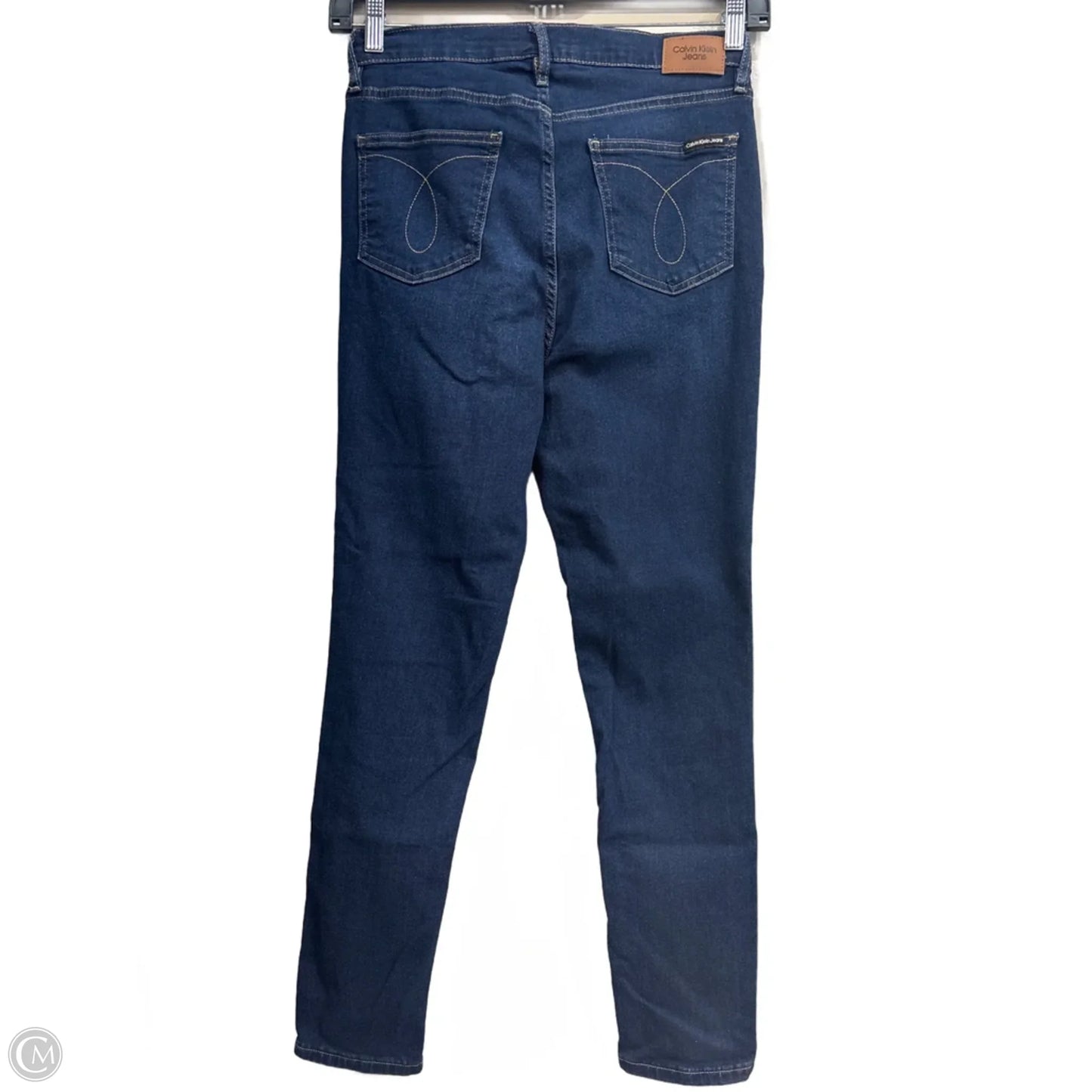 Jeans Skinny By Calvin Klein In Blue Denim, Size: 10