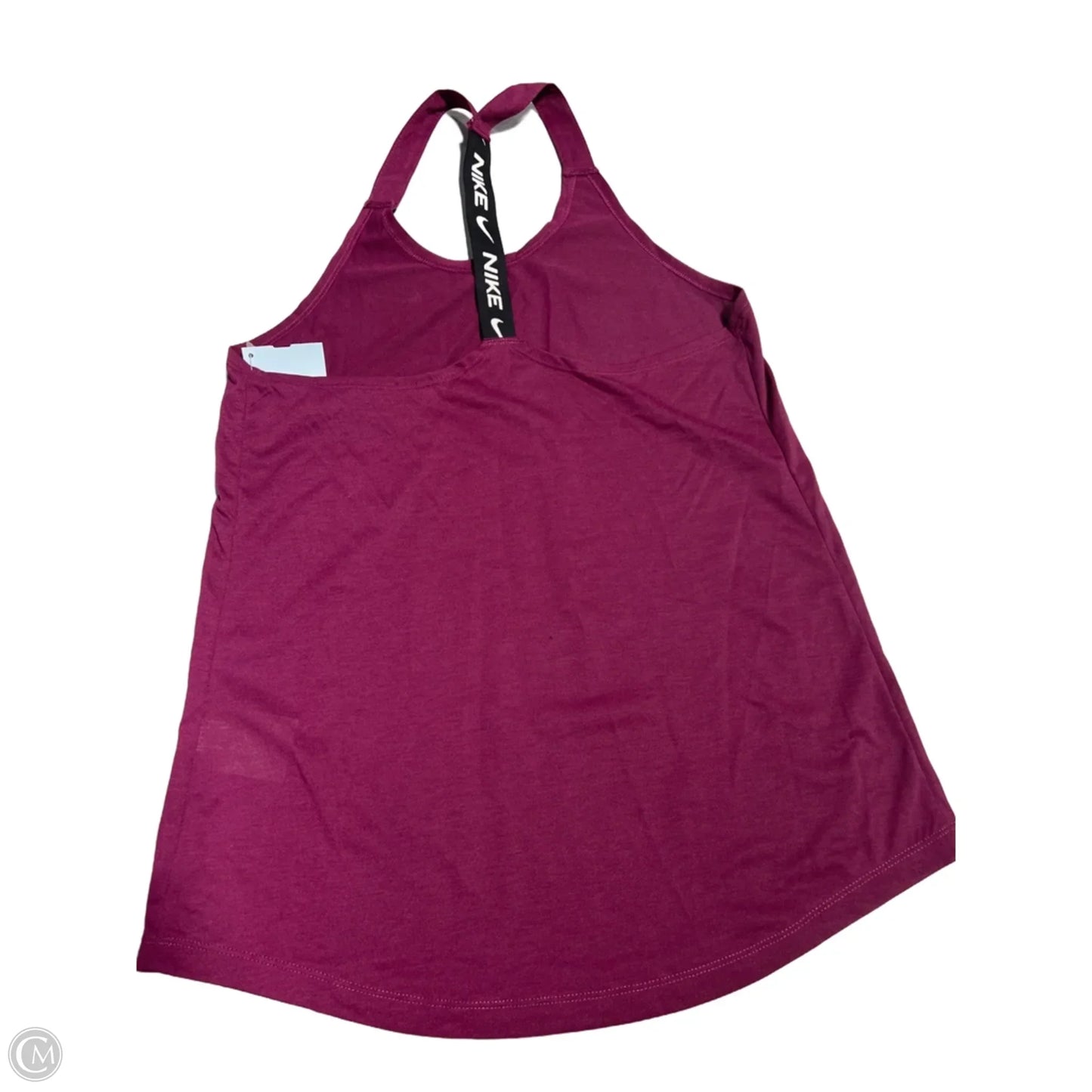 Athletic Tank Top By Nike Apparel In Maroon, Size: S