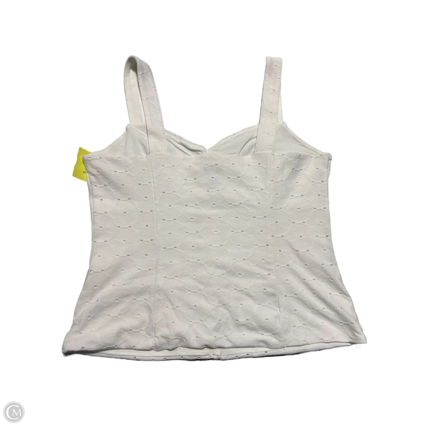 Tank Top By Cabi In White, Size: M