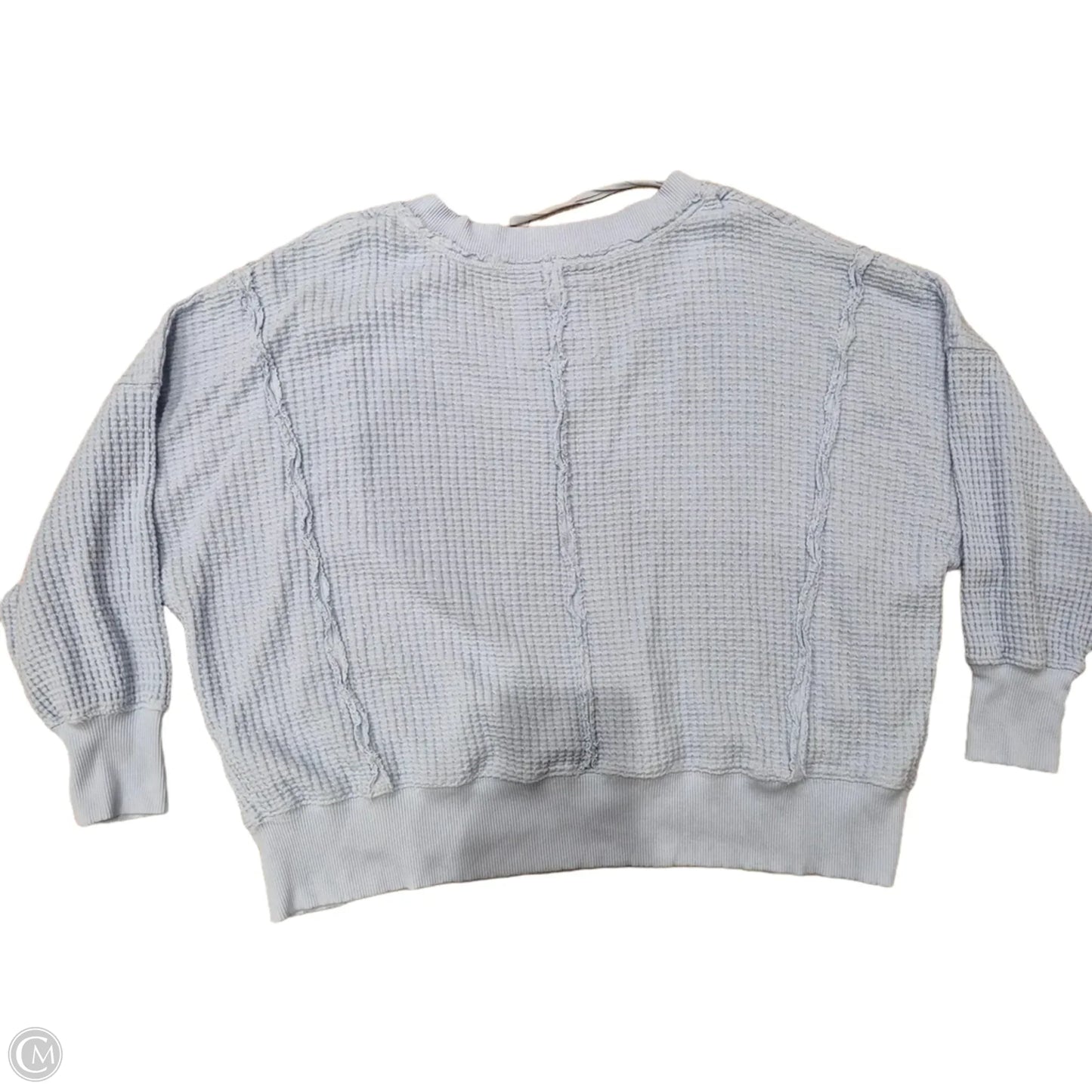 Top Long Sleeve By American Eagle In Blue, Size: Xs