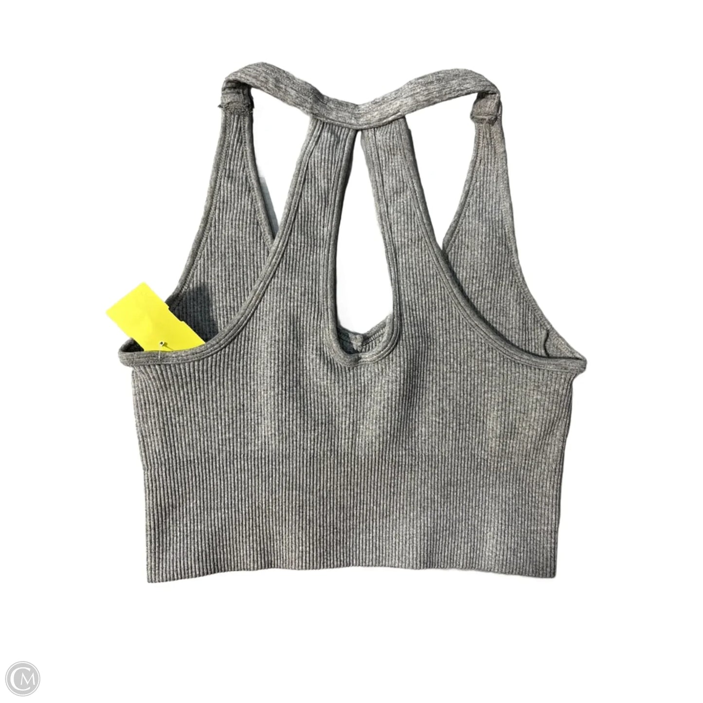 Athletic Bra By Yogalicious In Grey, Size: S