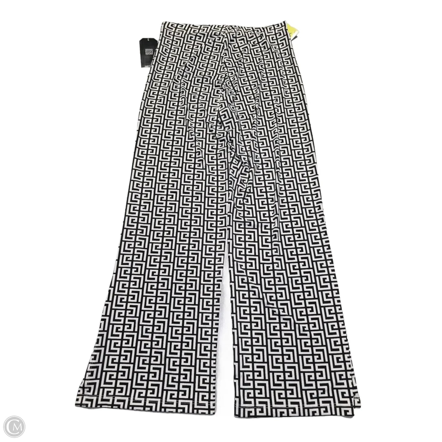 Pants Cropped By Clara Sun Woo In Black & White, Size: Xs