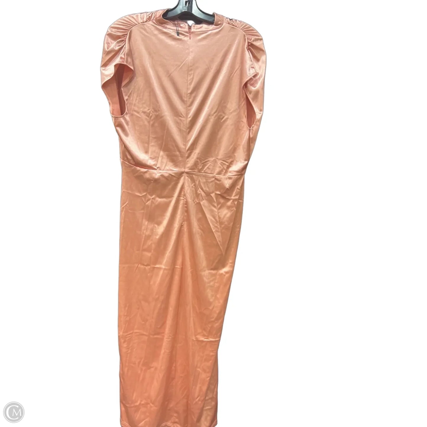 Dress Party Long By Cme In Peach, Size: 3x