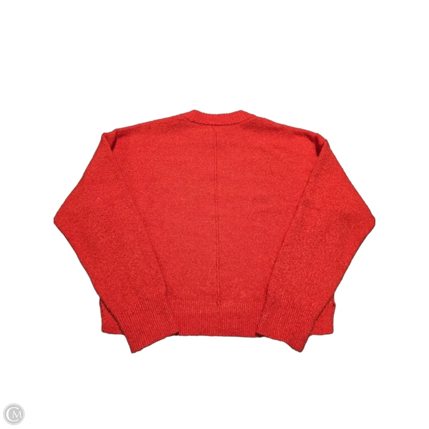 Sweater By American Eagle In Red, Size: Xs