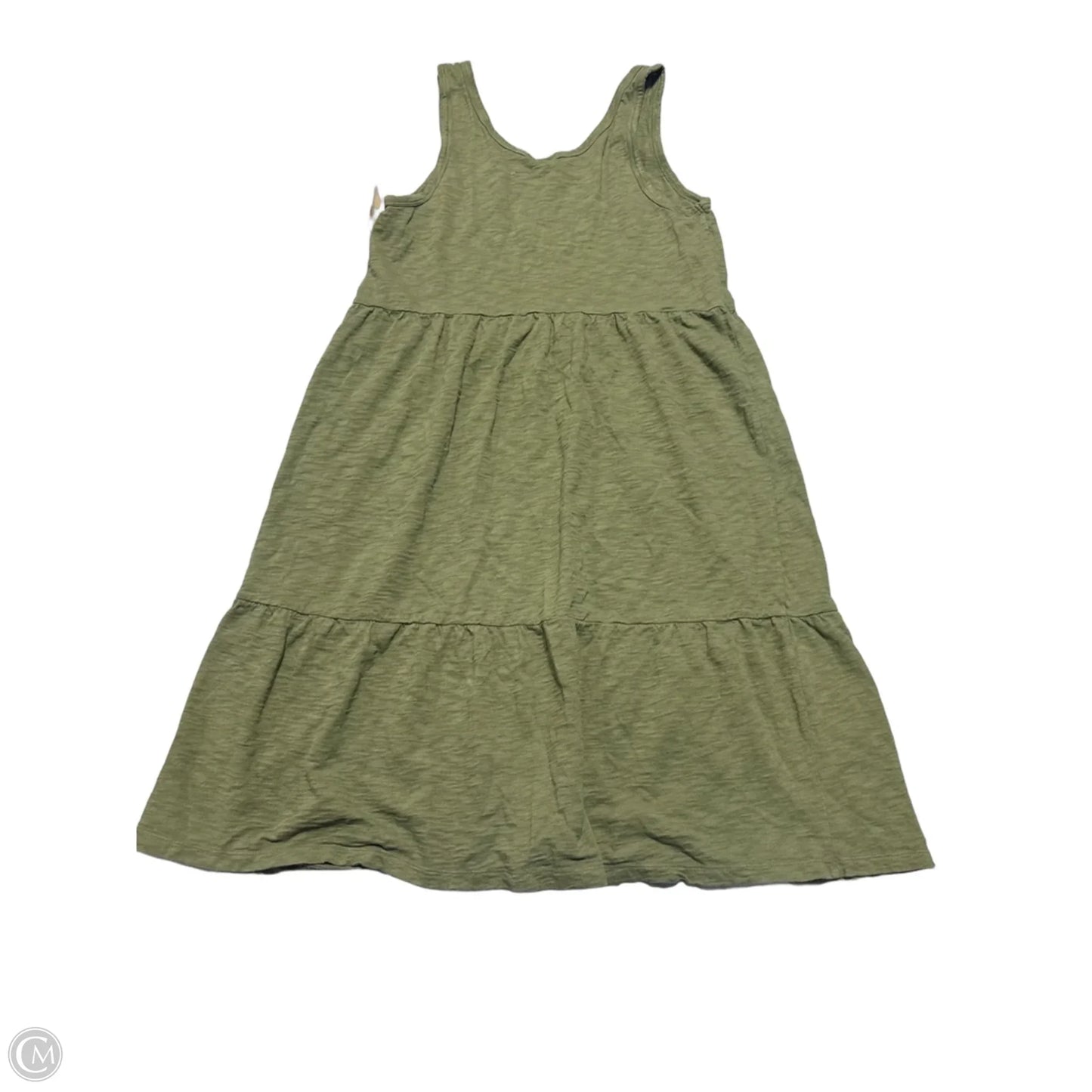 Dress Casual Midi By Gap In Green, Size: M